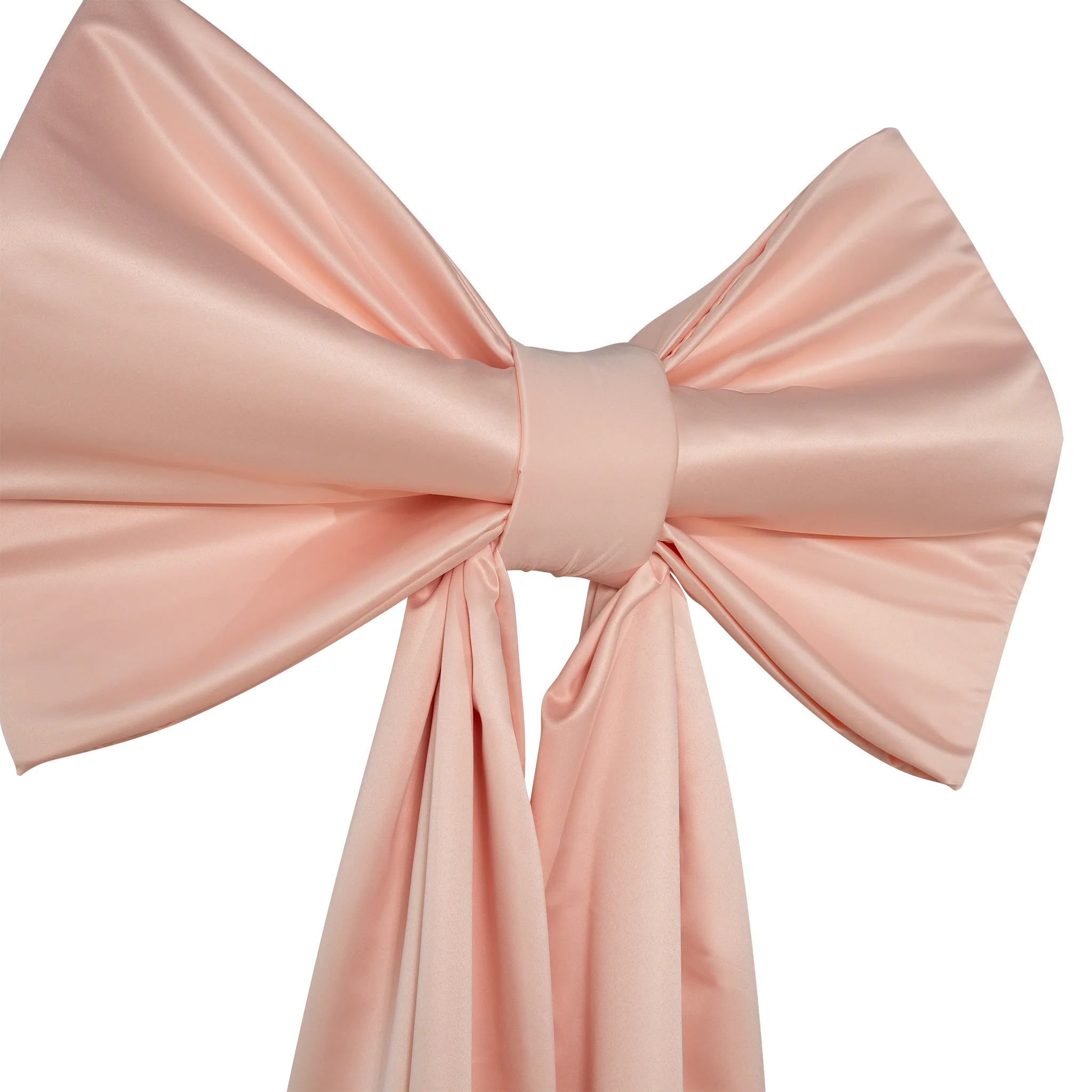 Giant Fabric Bow for Backdrop - Blush/Rose Gold - Image 7
