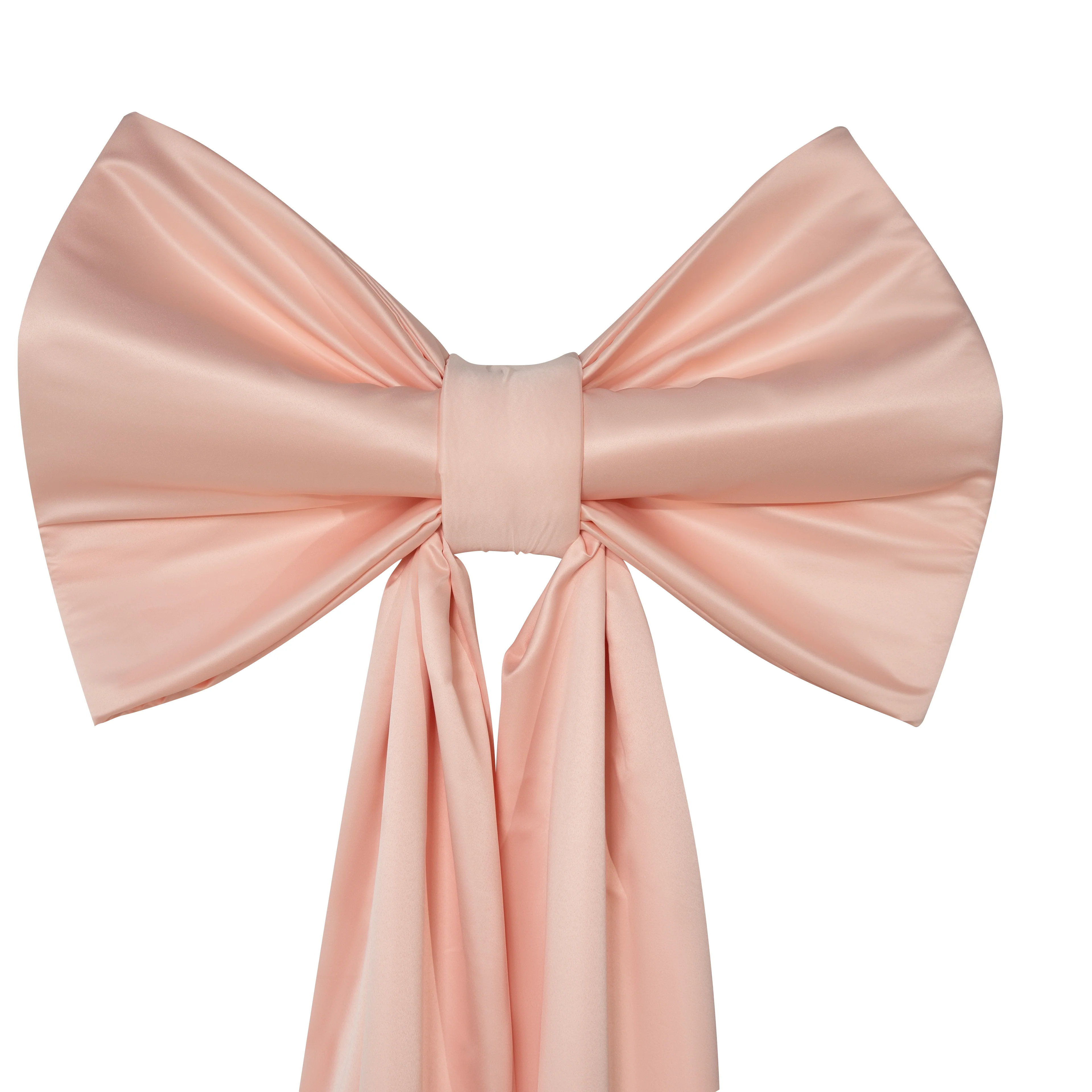 Giant Fabric Bow for Backdrop - Blush/Rose Gold - Image 8