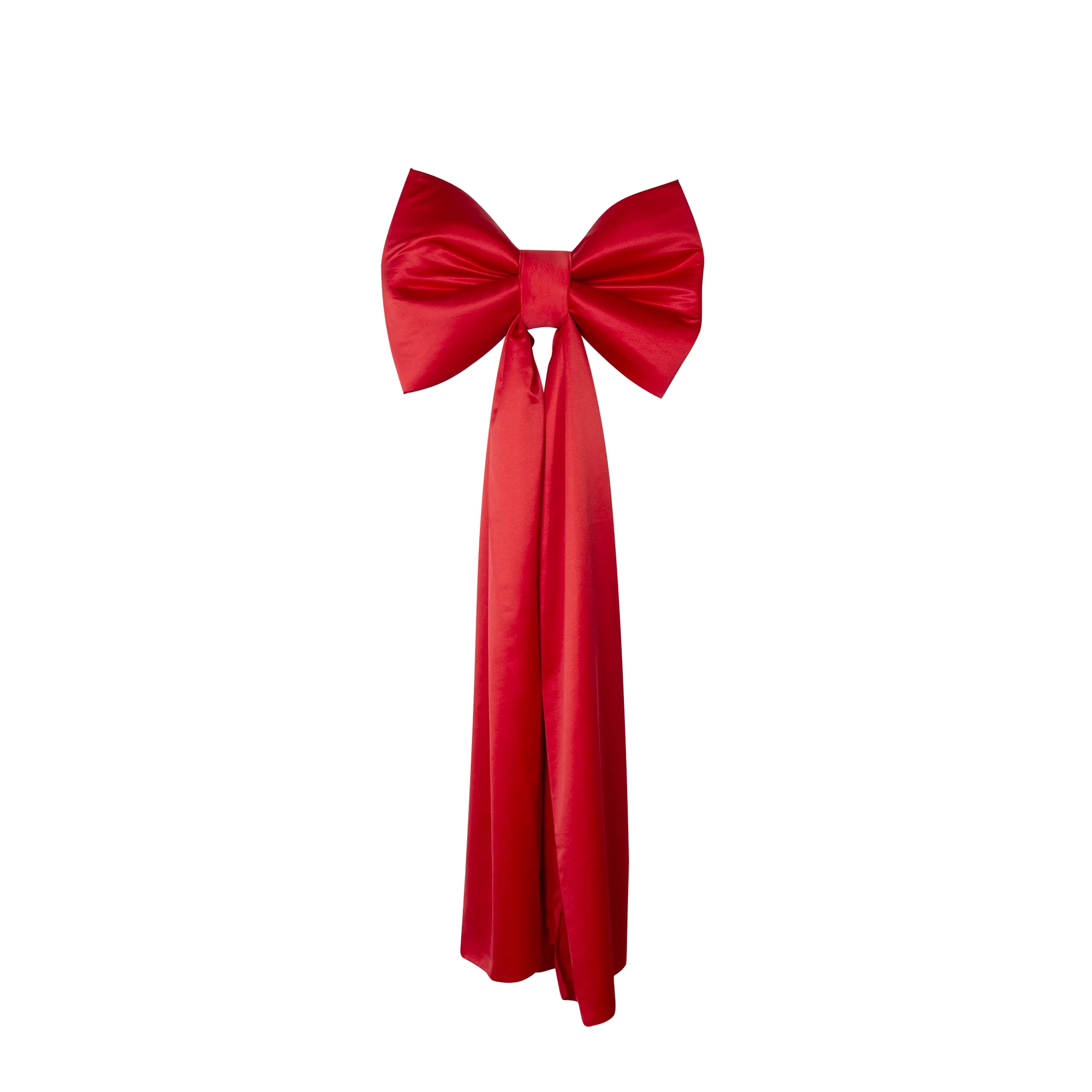 Giant Fabric Bow for Backdrop - Red - Image 6
