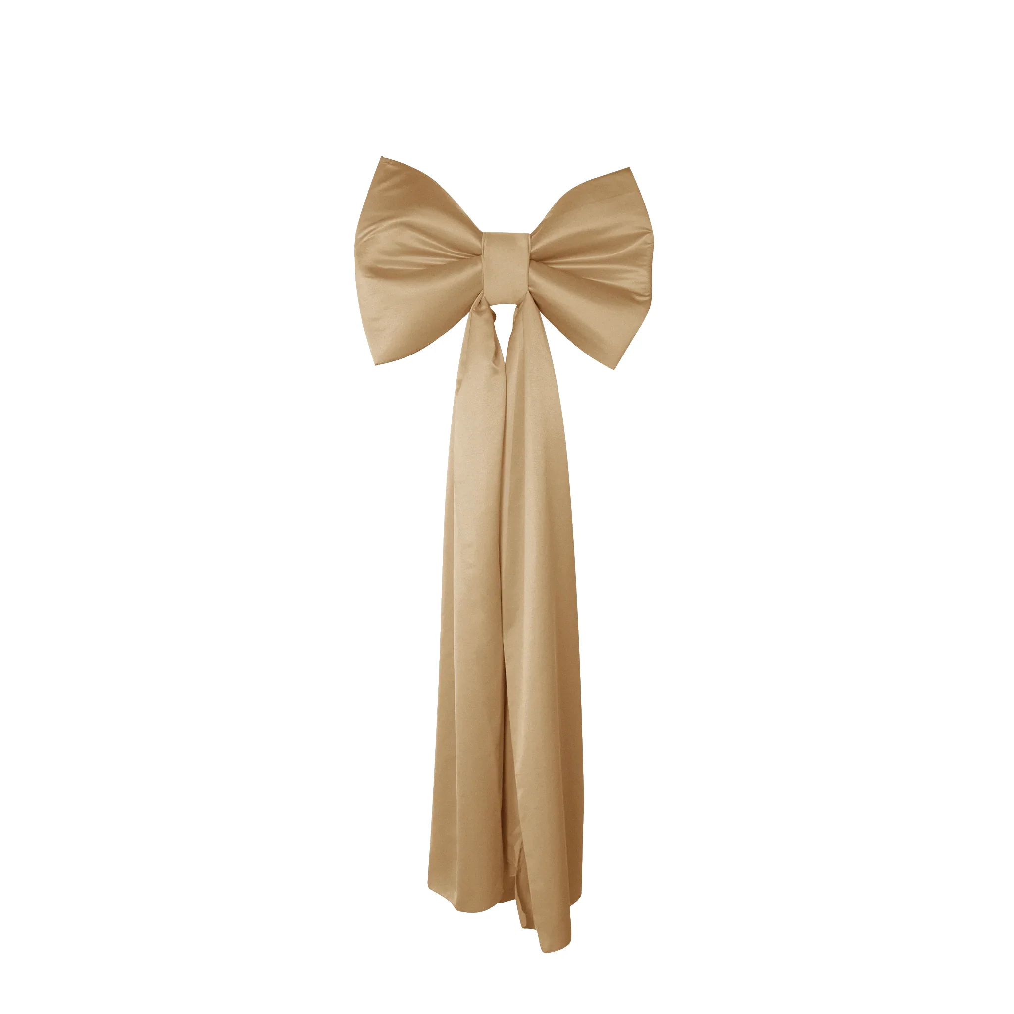 XL Giant Fabric Bow for Backdrop - Gold - Image 4