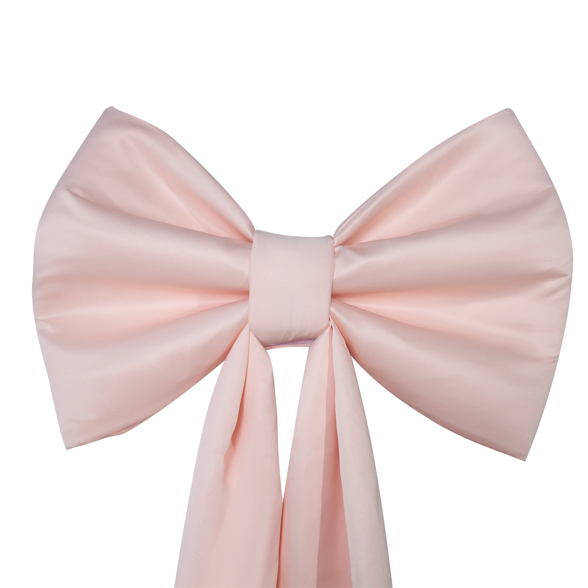 XL Giant Fabric Bow for Backdrop - Pastel Pink - Image 3
