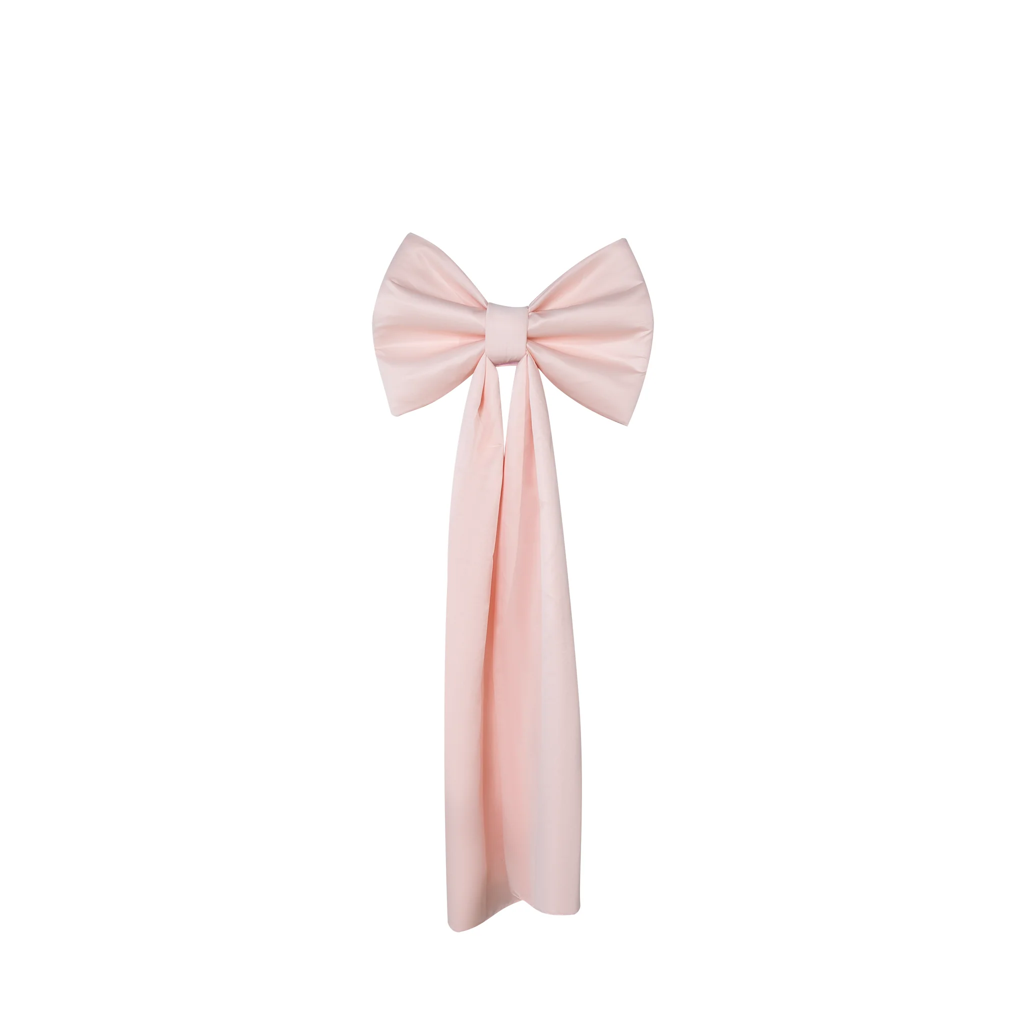 XL Giant Fabric Bow for Backdrop - Pastel Pink - Image 4