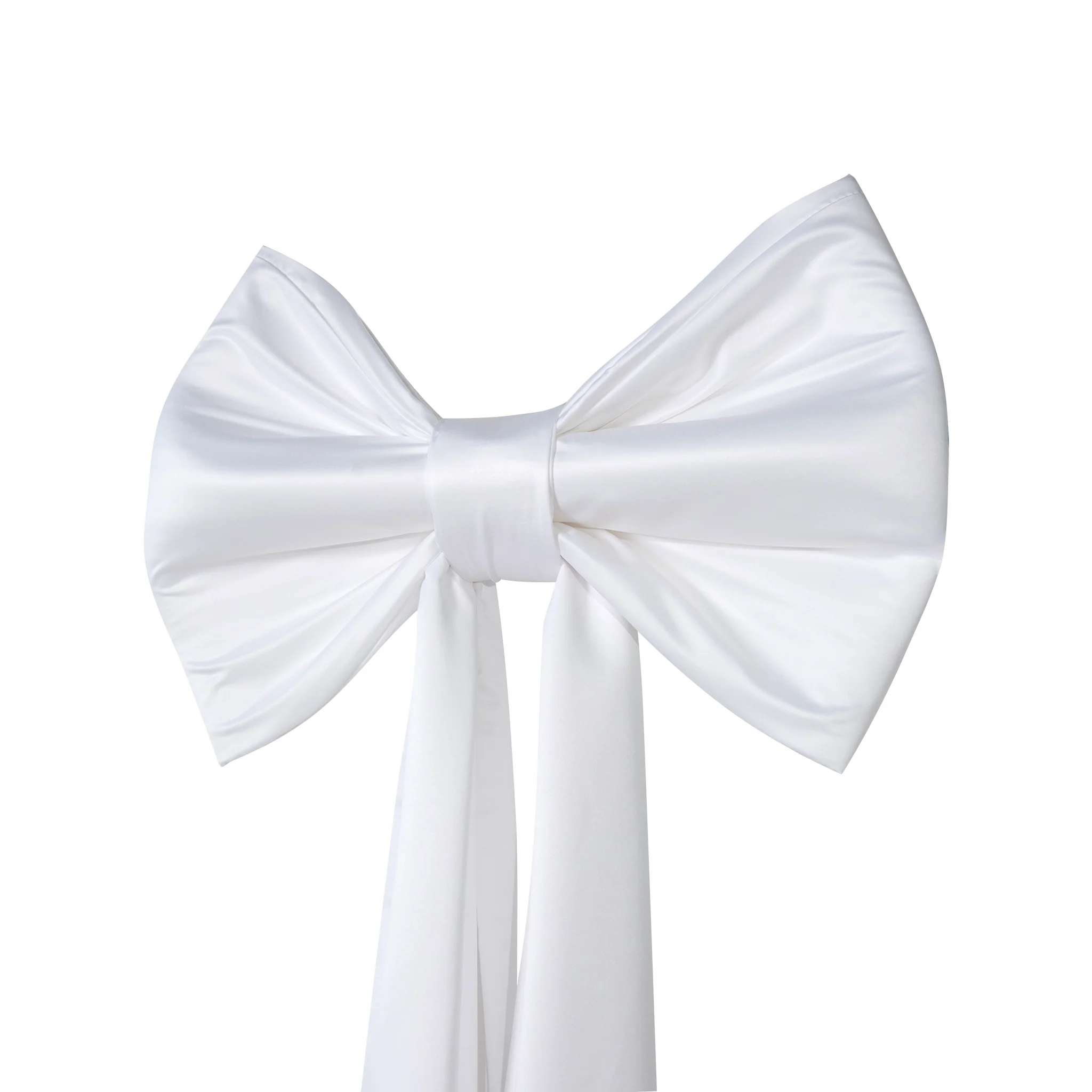 XL Giant Fabric Bow for Backdrop - White - Image 3