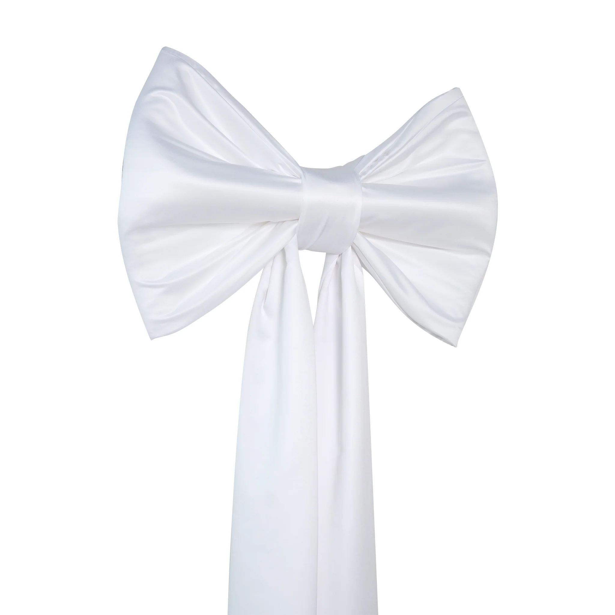 XL Giant Fabric Bow for Backdrop - White - Image 5