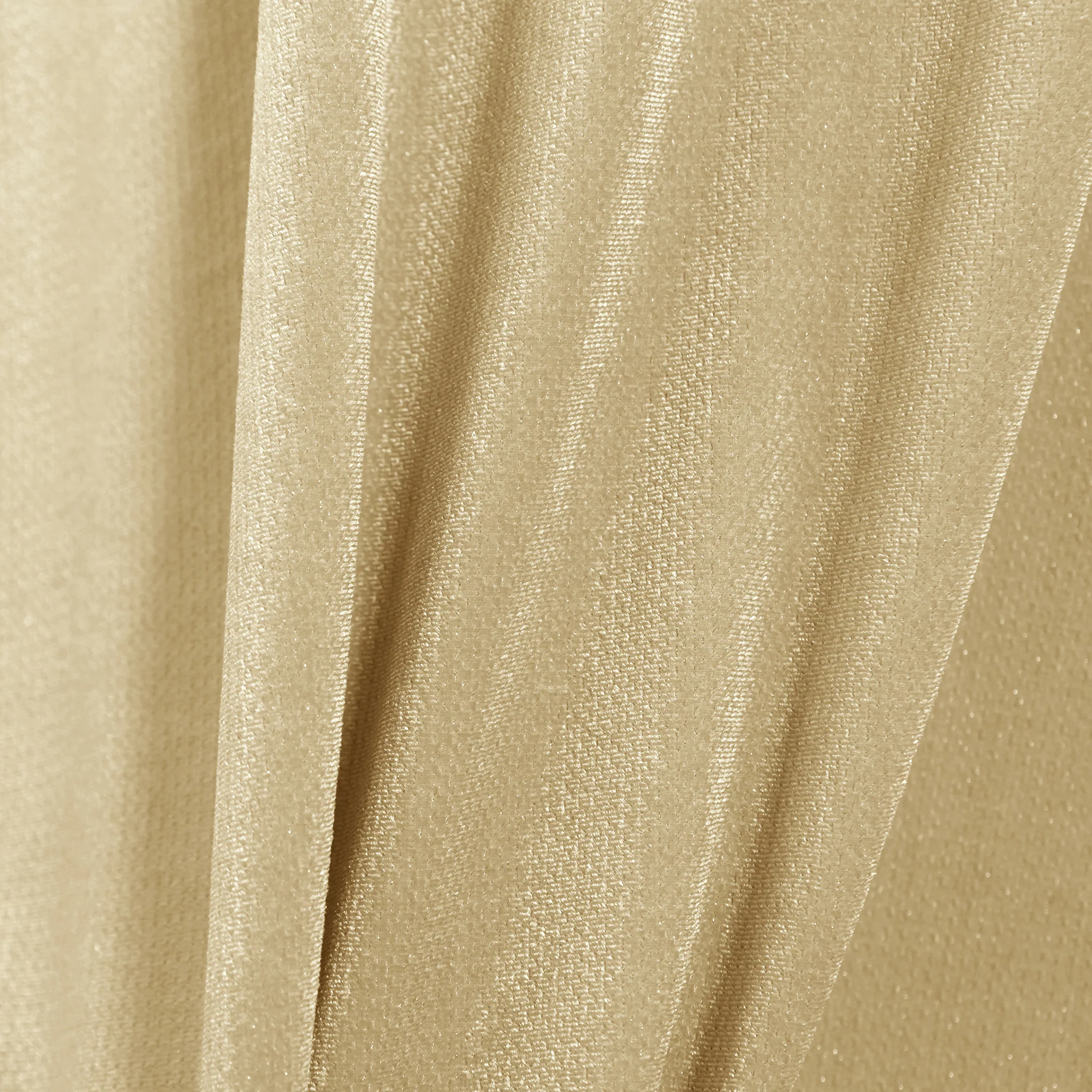 Glitter Velvet 120" Round Tablecloth - Champagne - Image 5