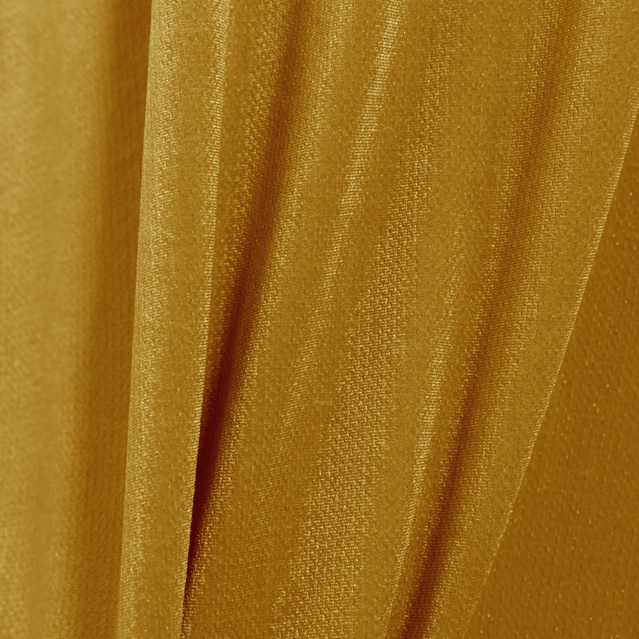 Glitter Velvet 132" Round Tablecloth - Gold - Image 5