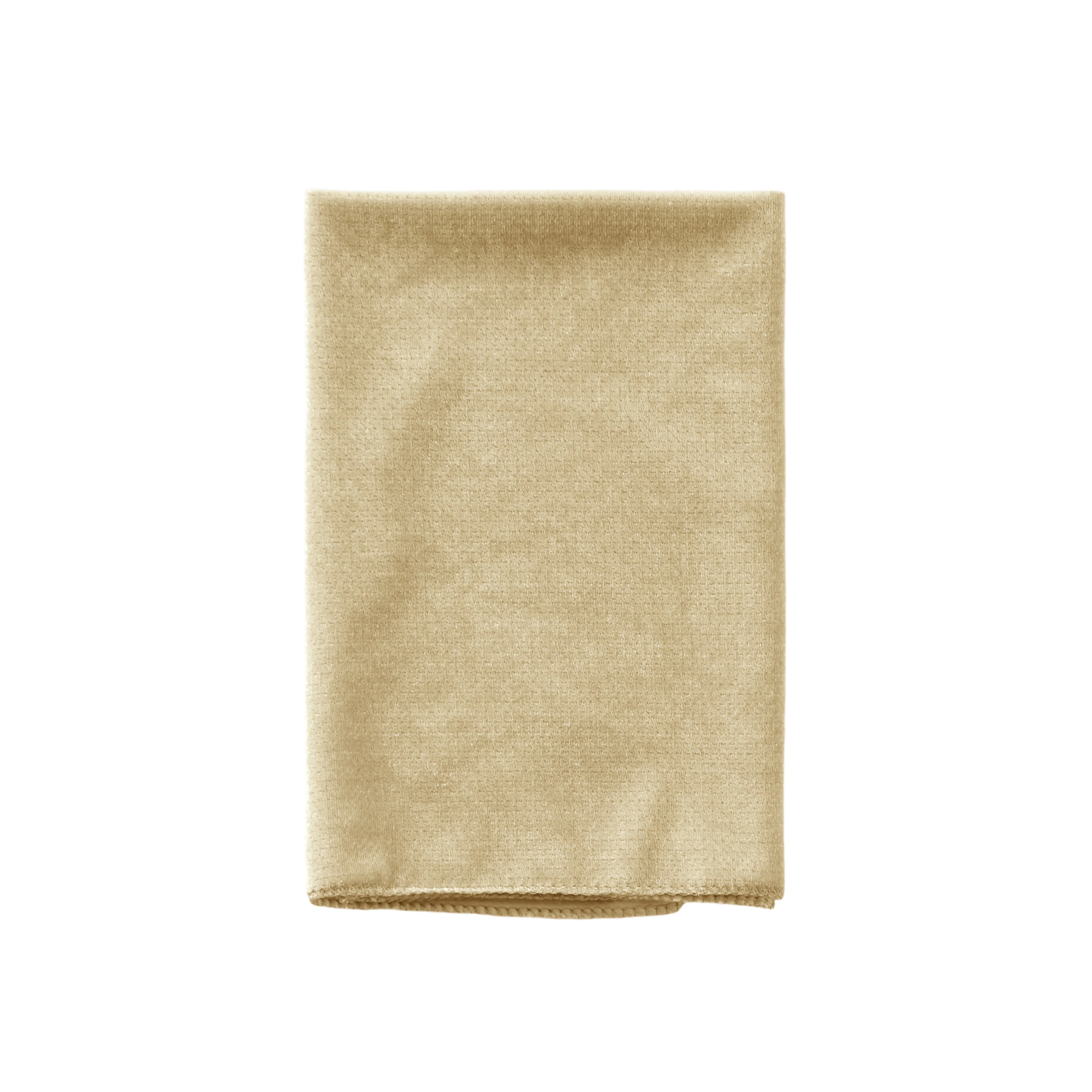 5 pcs/pk Glitter Velvet 20"x20" Linen Napkin - Champagne - Image 5