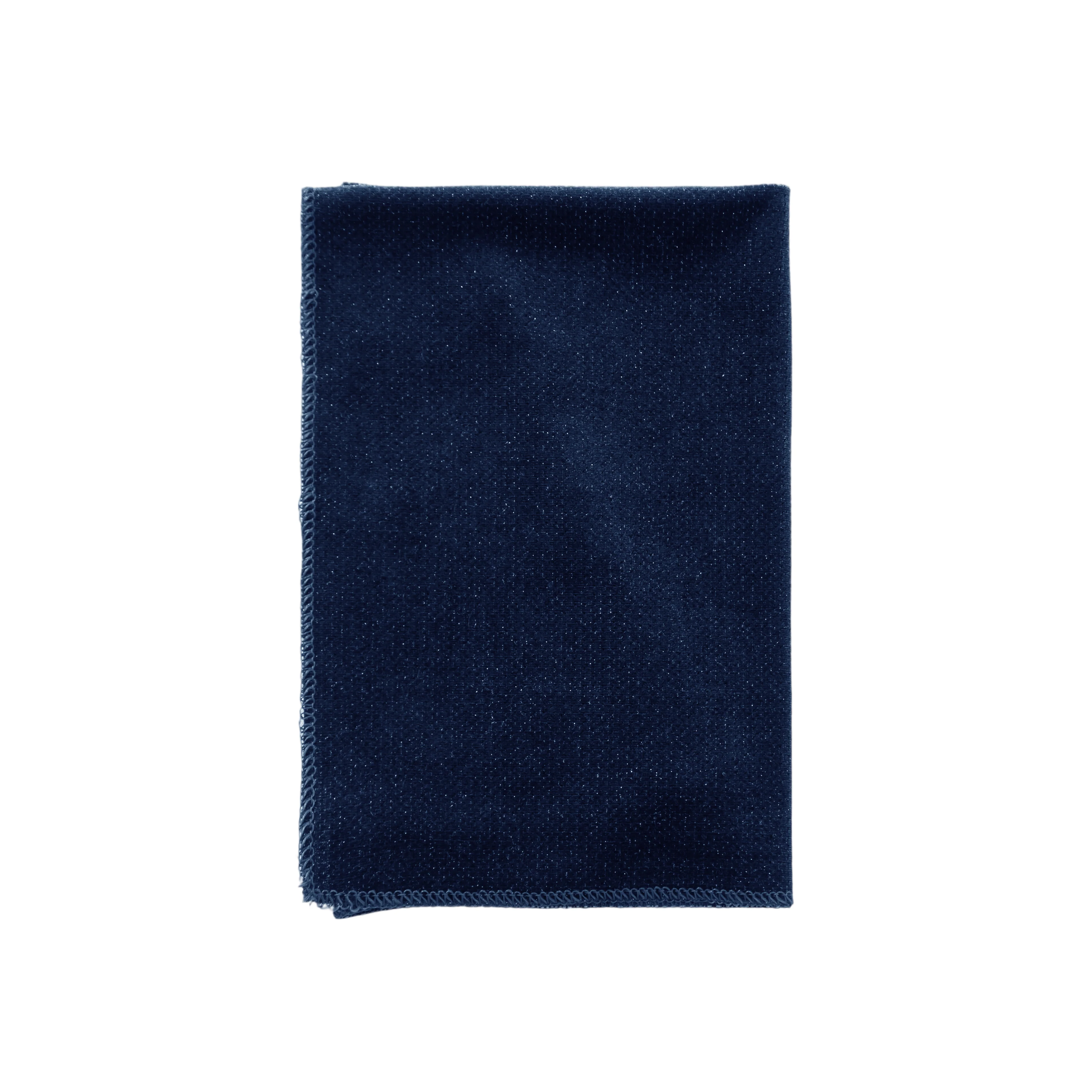 5 pcs/pk Glitter Velvet 20"x20" Linen Napkin - Navy Blue - Image 5