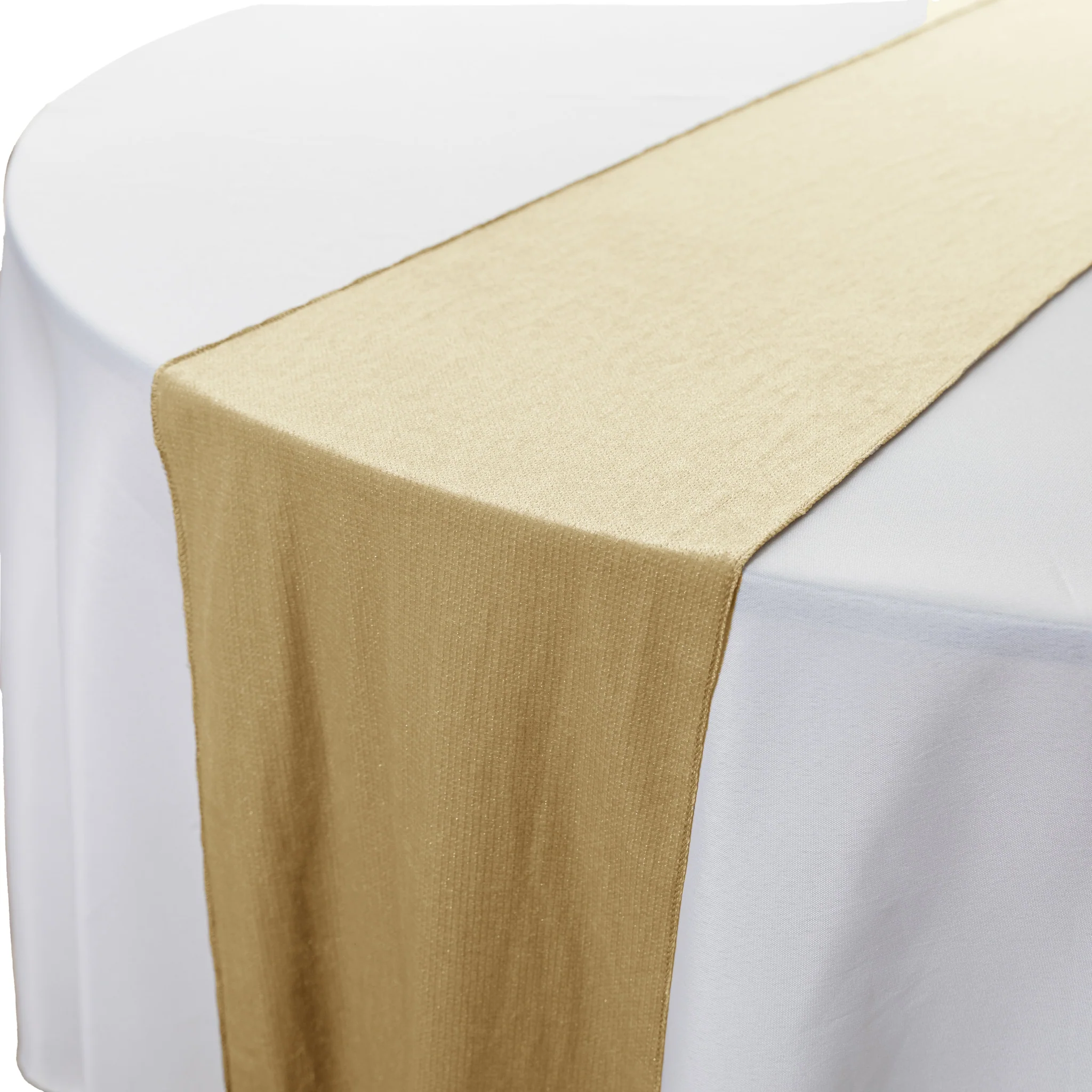 Glitter Velvet Table Runner - Champagne - Image 6