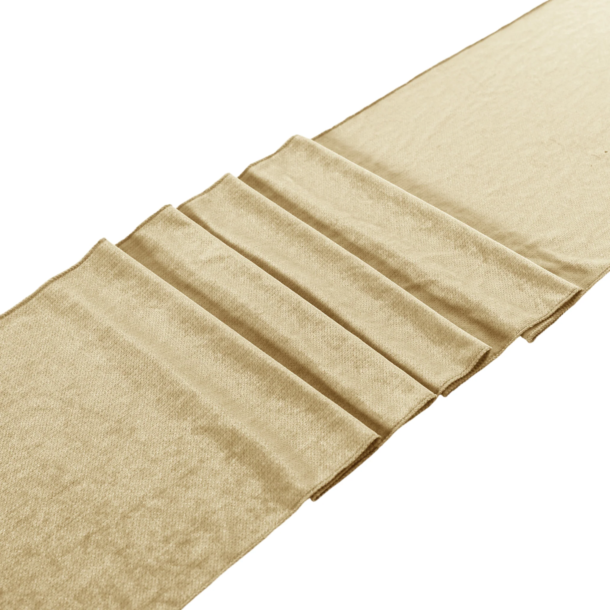 Glitter Velvet Table Runner - Champagne - Image 7