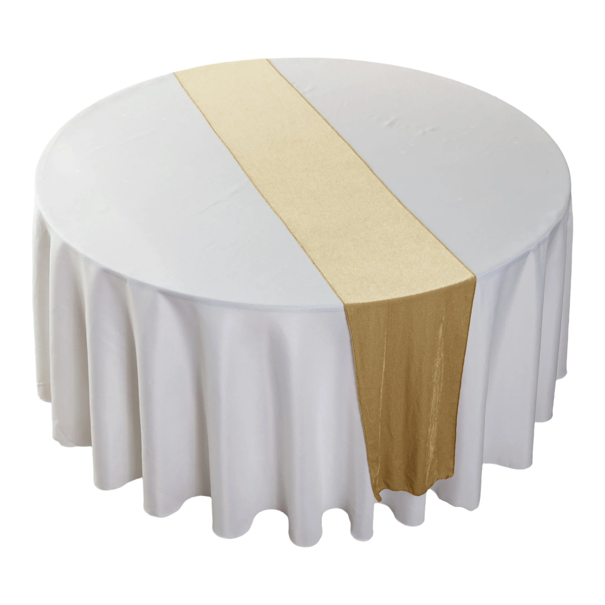 Glitter Velvet Table Runner - Champagne - Image 8