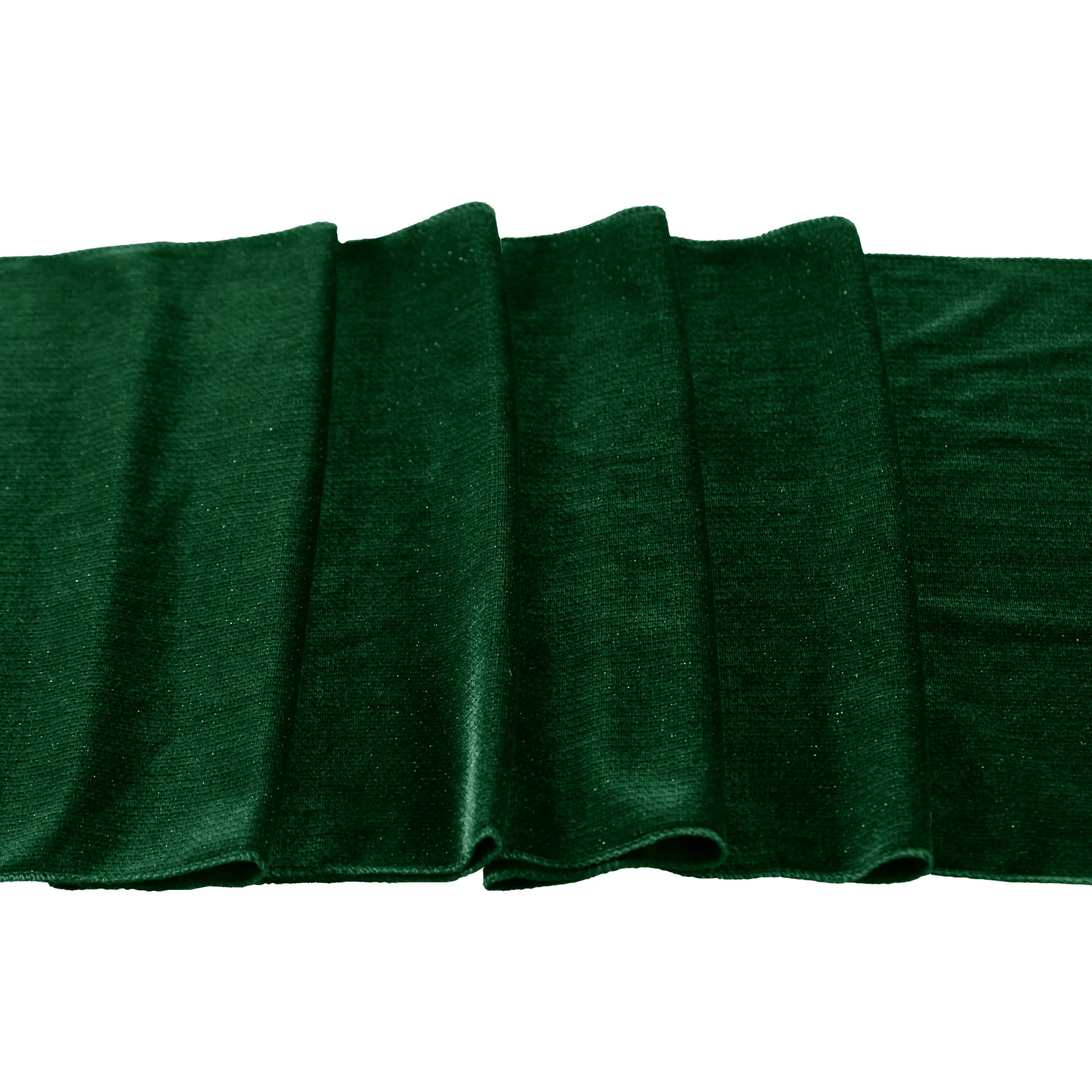 Glitter Velvet Table Runner - Emerald Green - Image 3