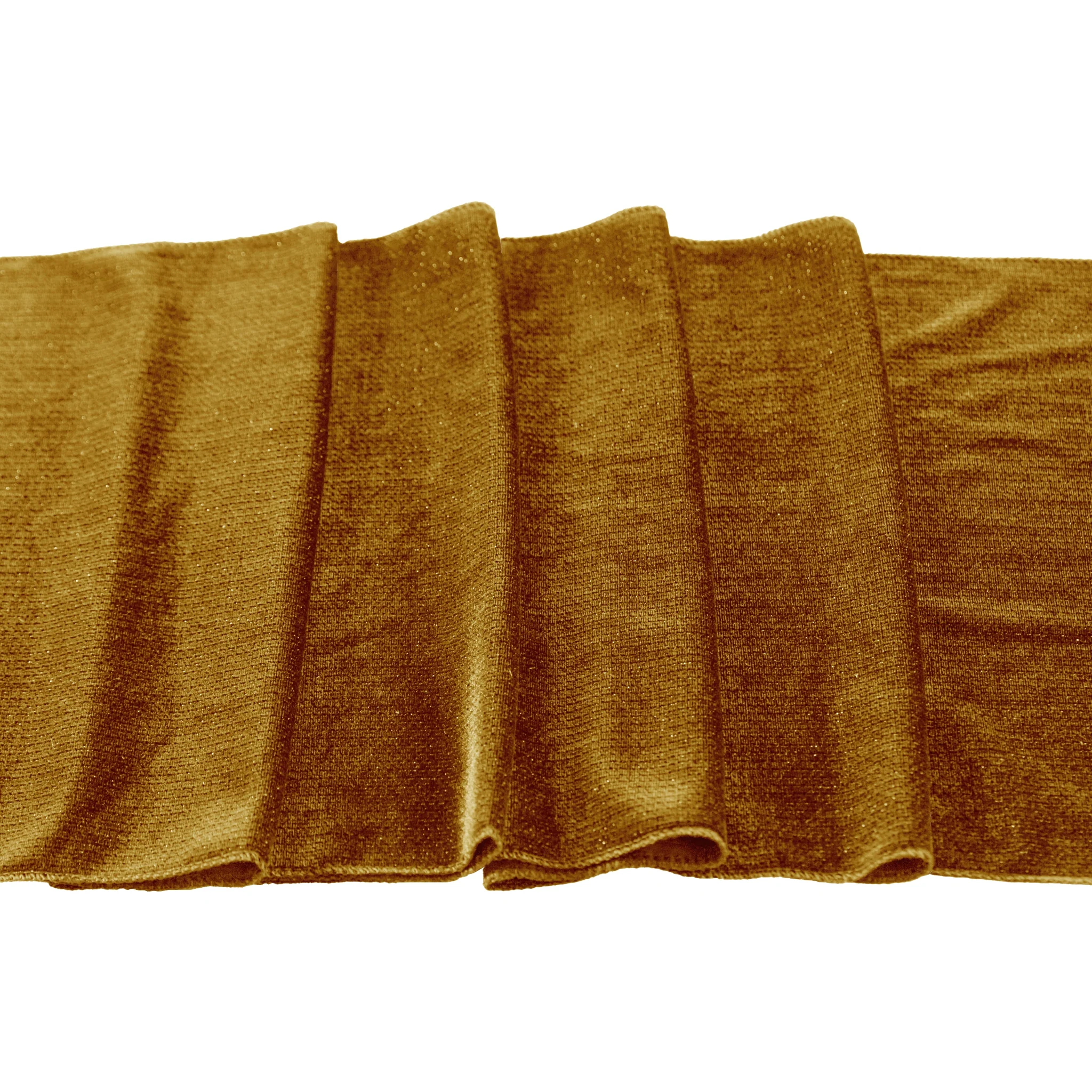 Glitter Velvet Table Runner - Gold - Image 3