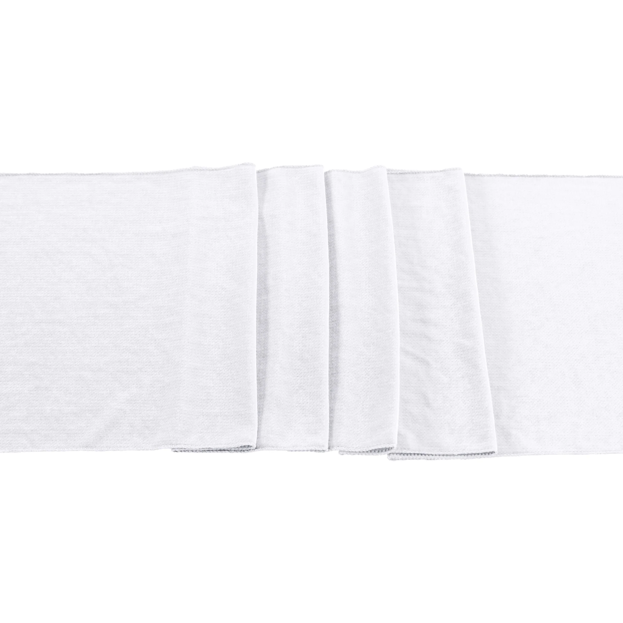 Glitter Velvet Table Runner - White - Image 3