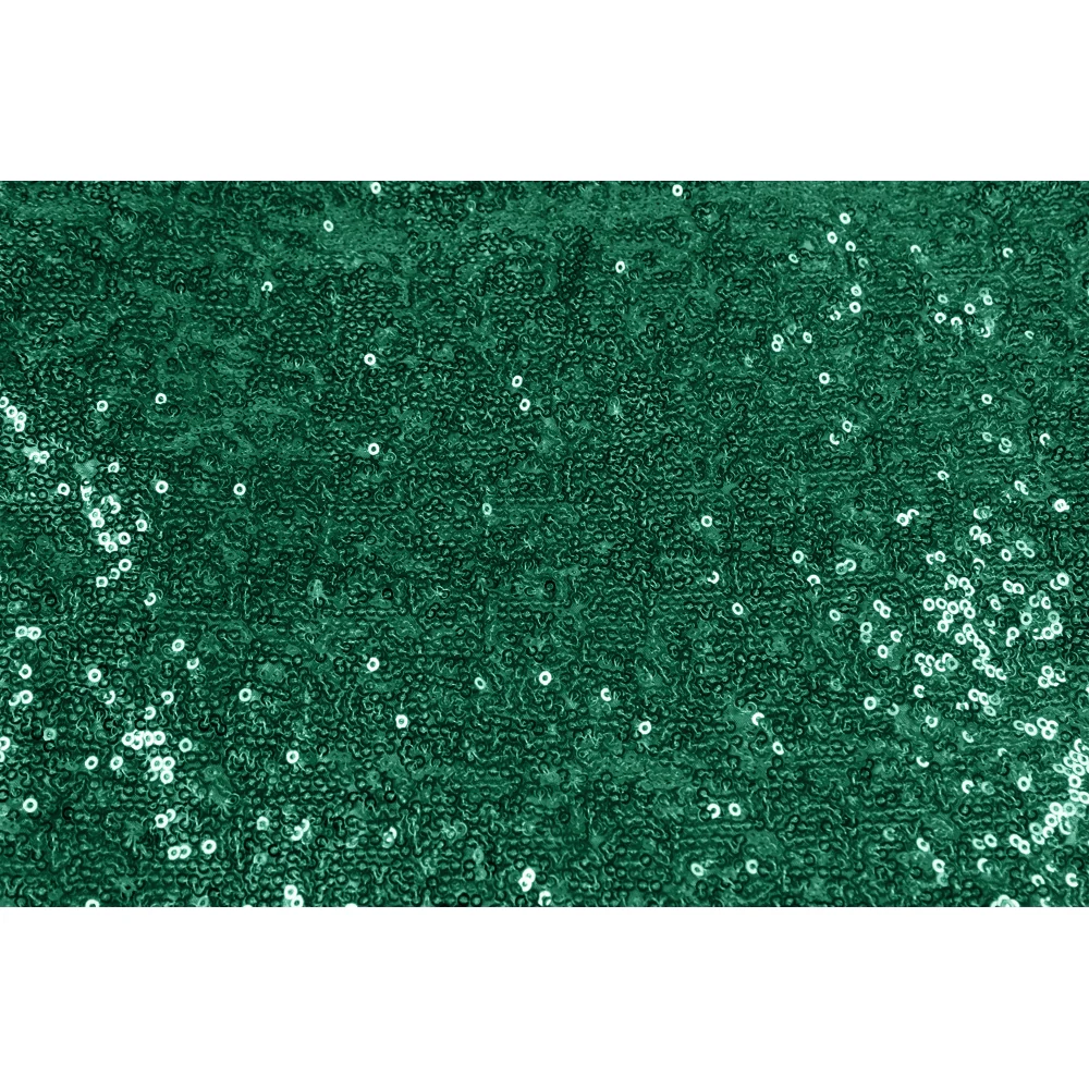 Glitz Sequin 10ft H x 52" W Drape/Backdrop panel - Emerald Green - Image 3