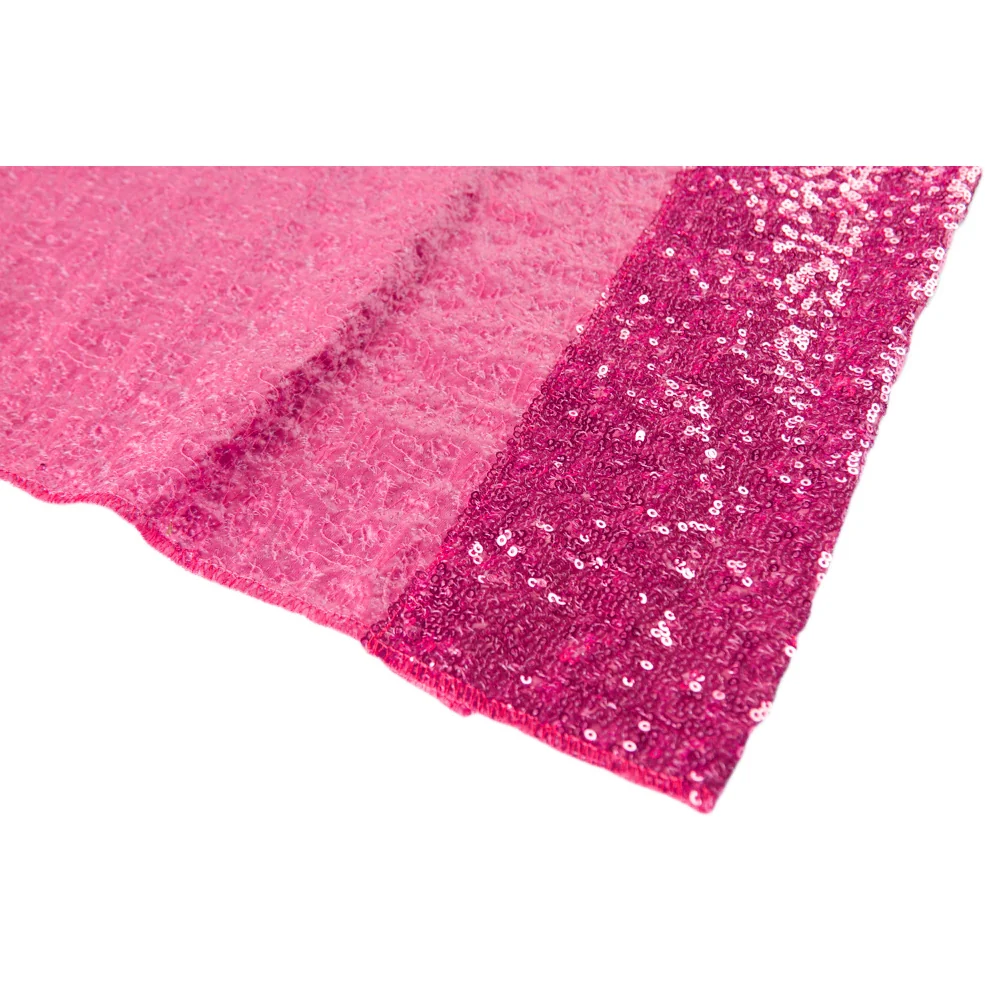 Glitz Sequin 10ft H x 52" W Drape/Backdrop panel - Fuchsia - Image 2