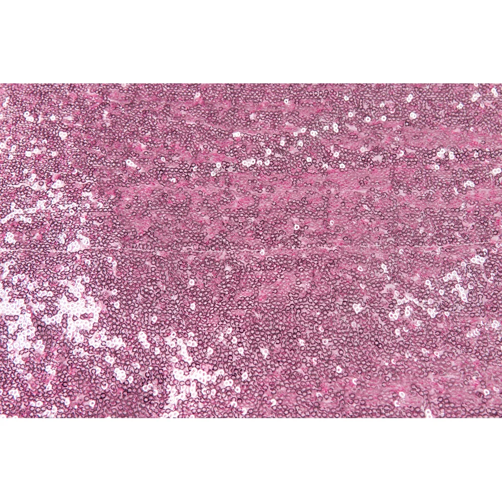 Glitz Sequin 14ft H x 52" W Drape/Backdrop panel - Pink - Image 4