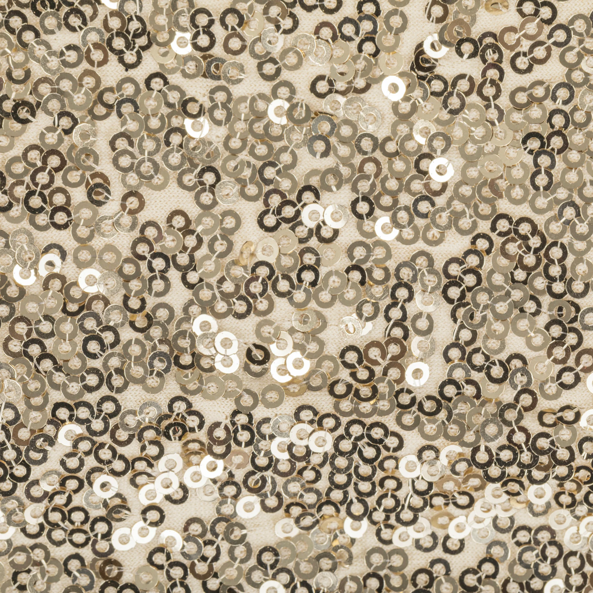 Glitz Sequin Spandex Chair Band - Champagne - Image 2