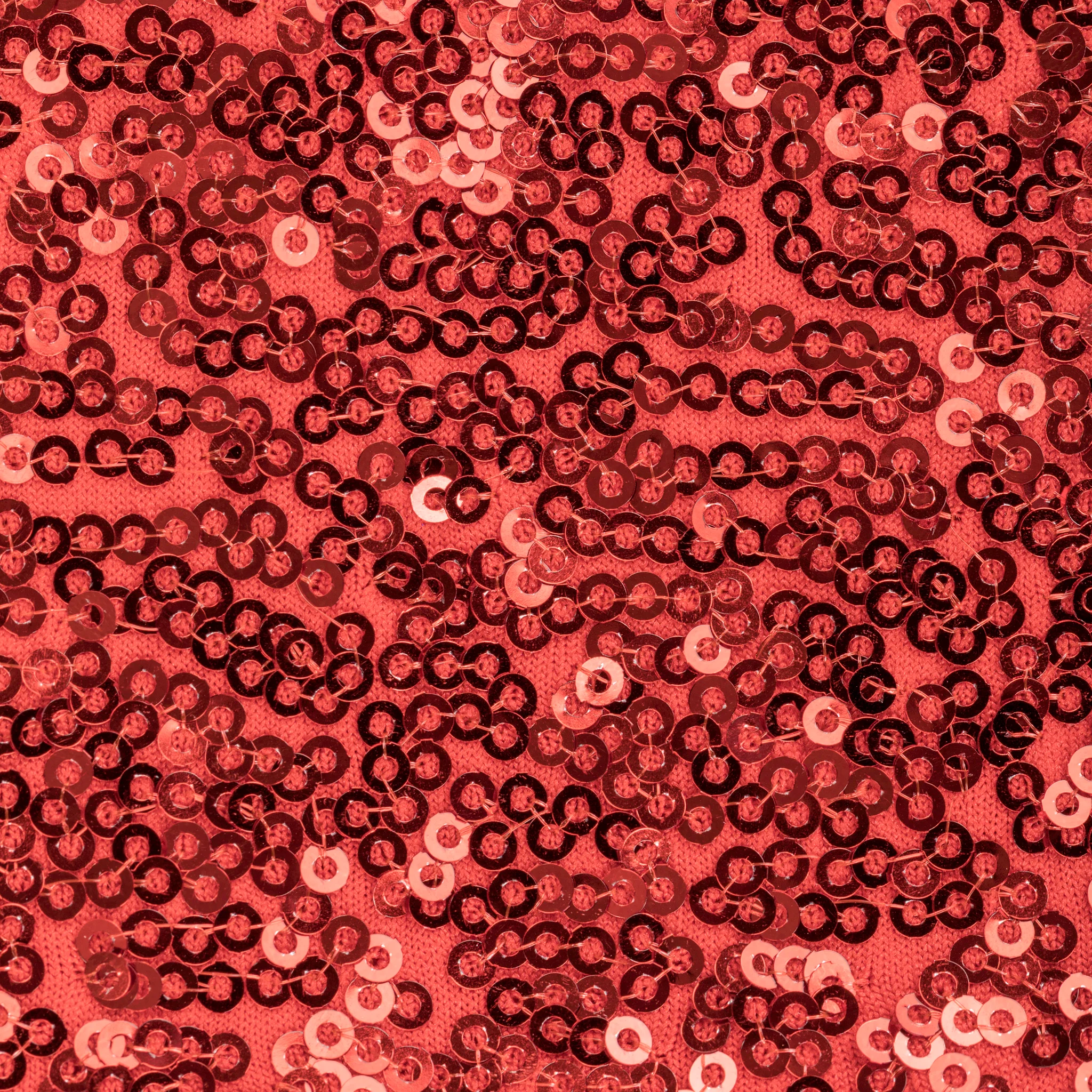 Glitz Sequin Spandex Chair Band - Red - Image 2