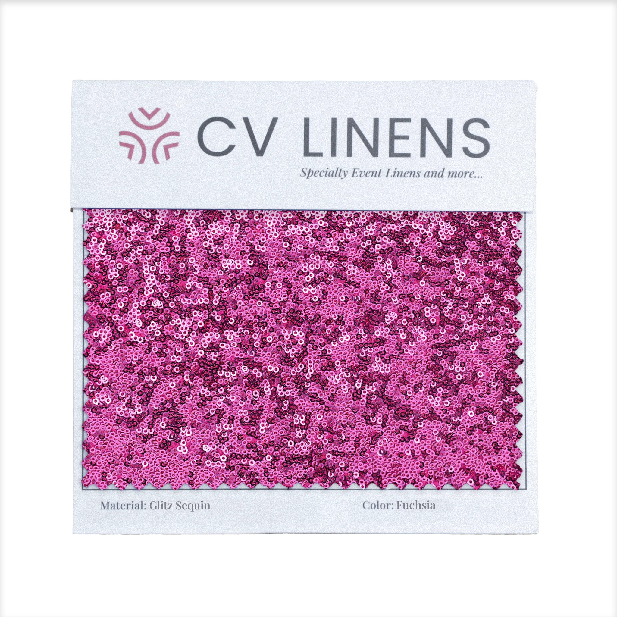 Glitz Swatch Card - Fuchsia