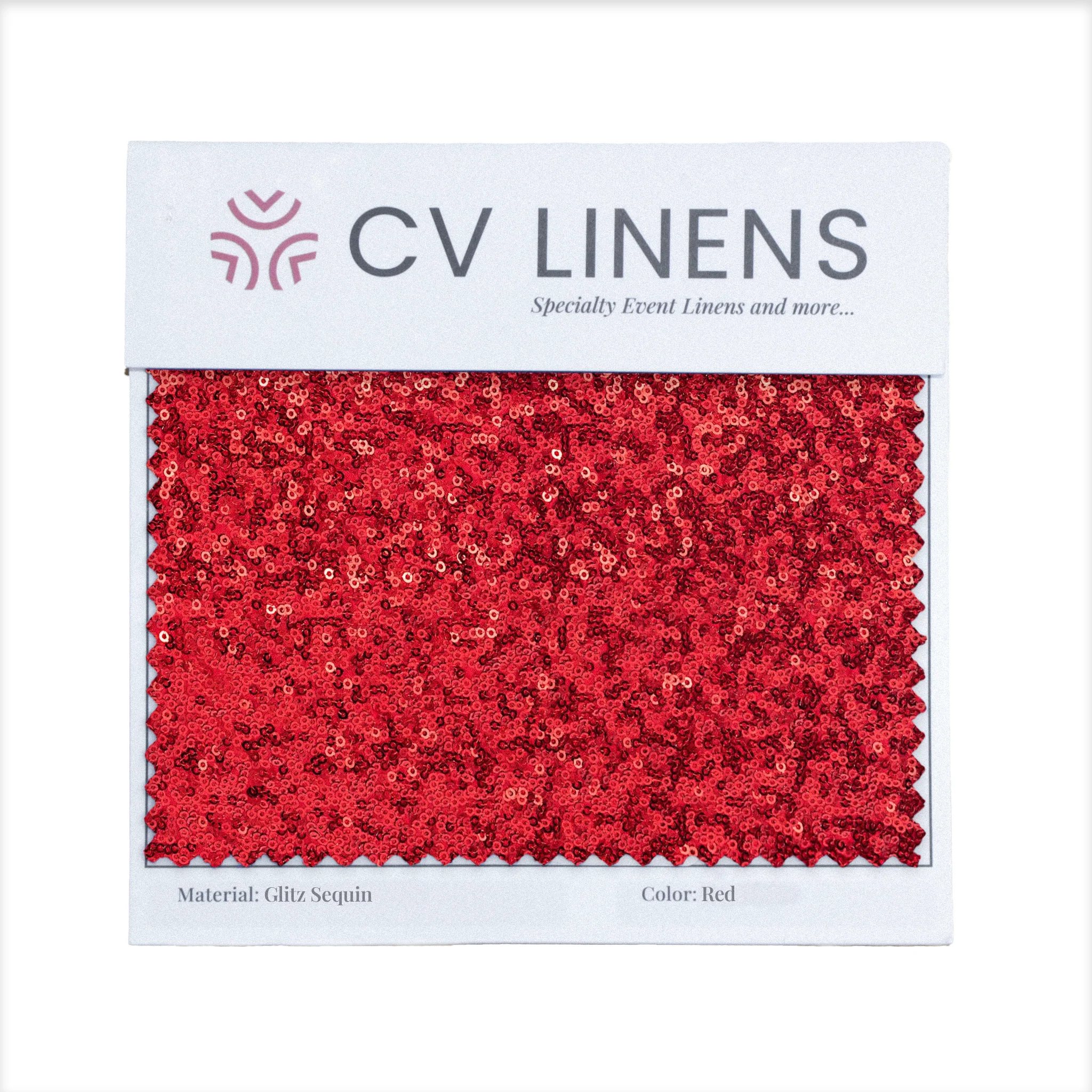 Glitz Swatch Card - Red