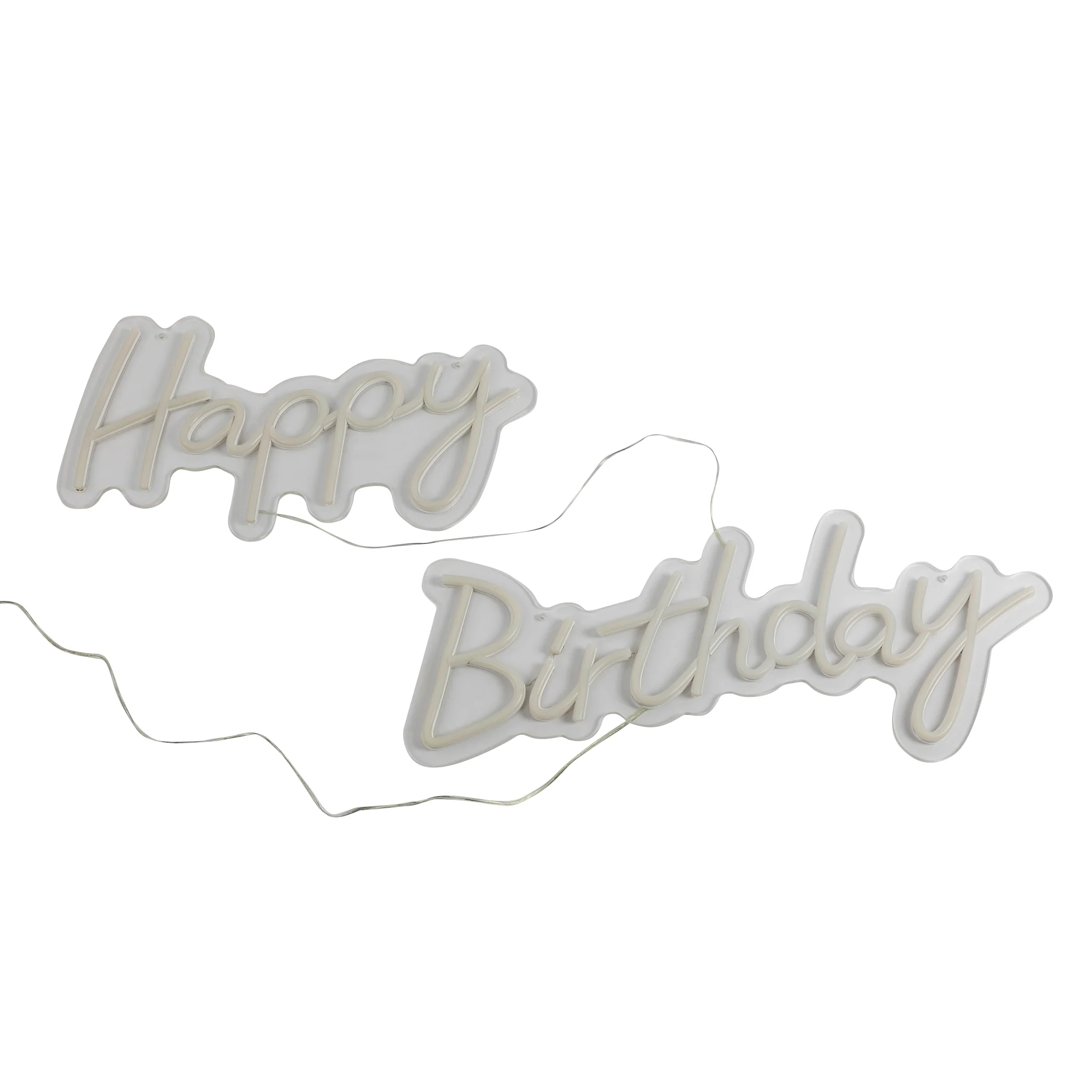 Happy Birthday Neon Sign 62 cm x 31 cm - Image 3
