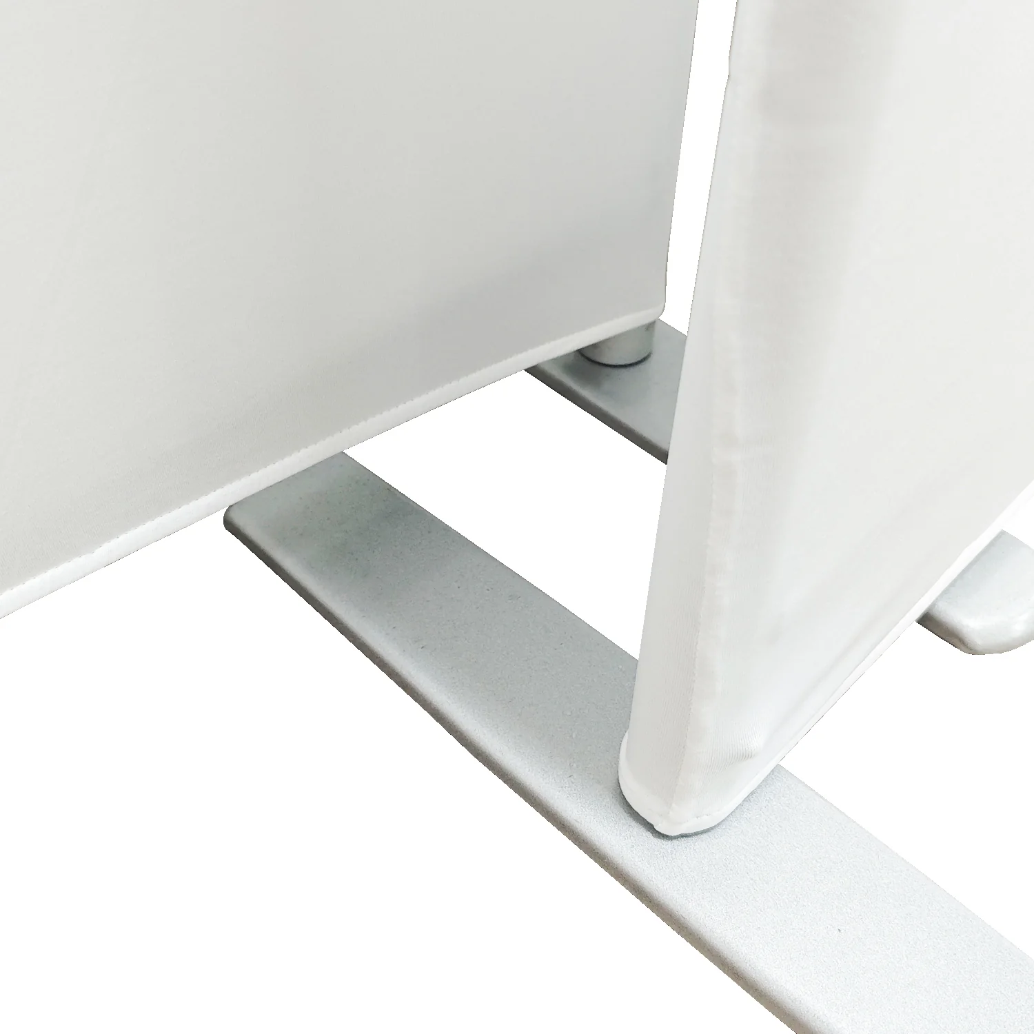Spandex Arch Covers for Heavy Duty Rectangular Backdrop Frame 3pc/set - White - Image 4