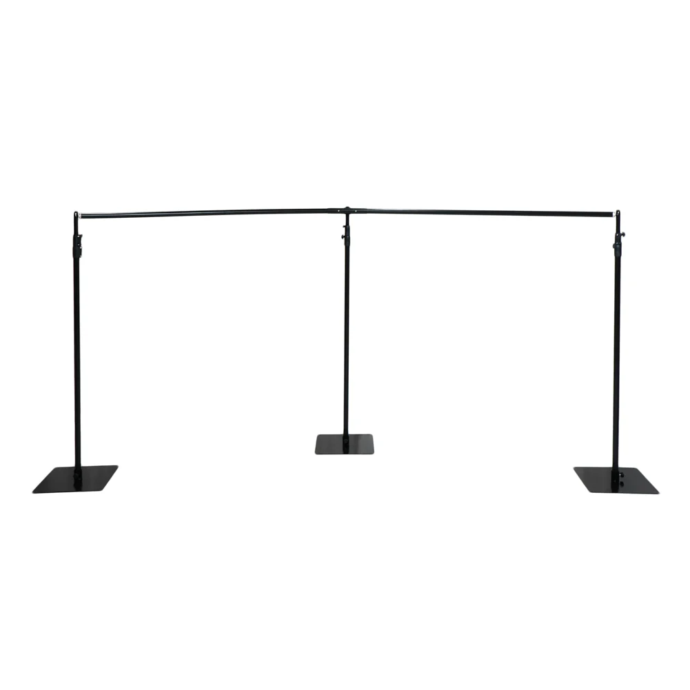Height Adjustable Curved Backdrop Stand Kit 11ft x 13ft - Image 2