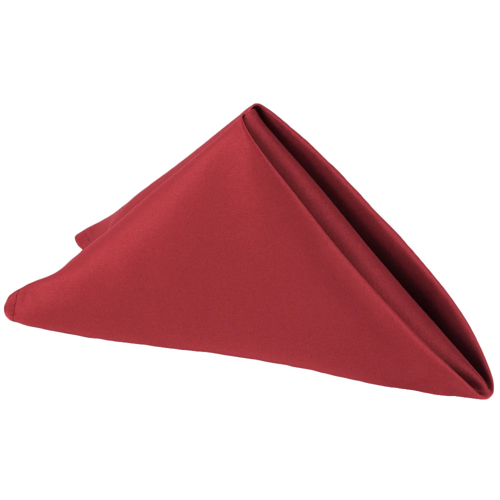 Lamour Satin Napkin 20"x20" - Apple Red