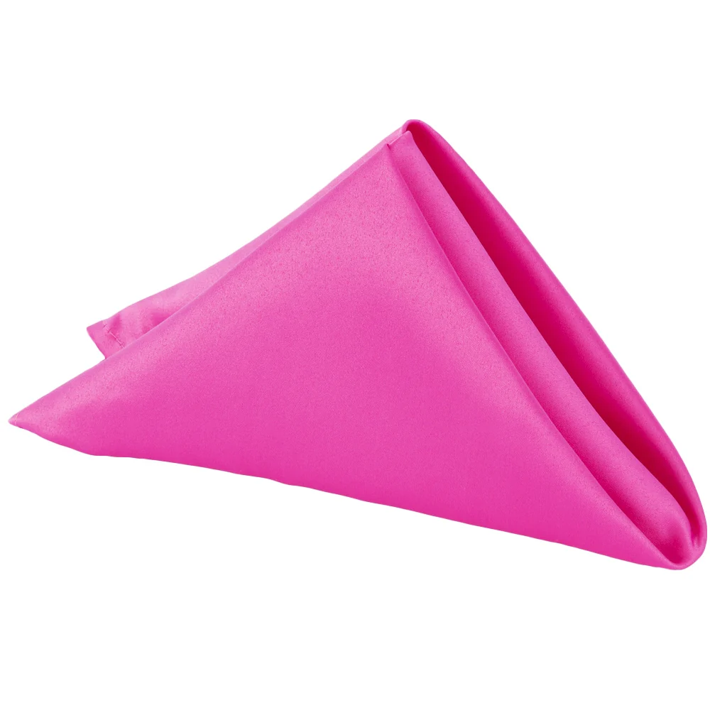 Lamour Satin Napkin 20"x20" - Fuchsia