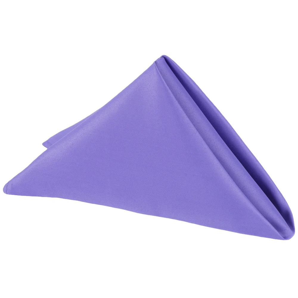 Lamour Satin Napkin 20"x20" - Purple