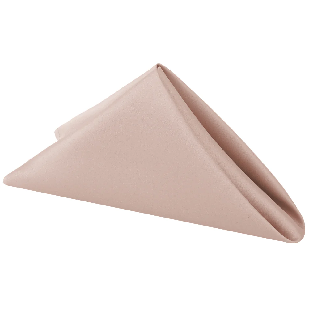 Lamour Satin Napkin 20"x20" - Taupe