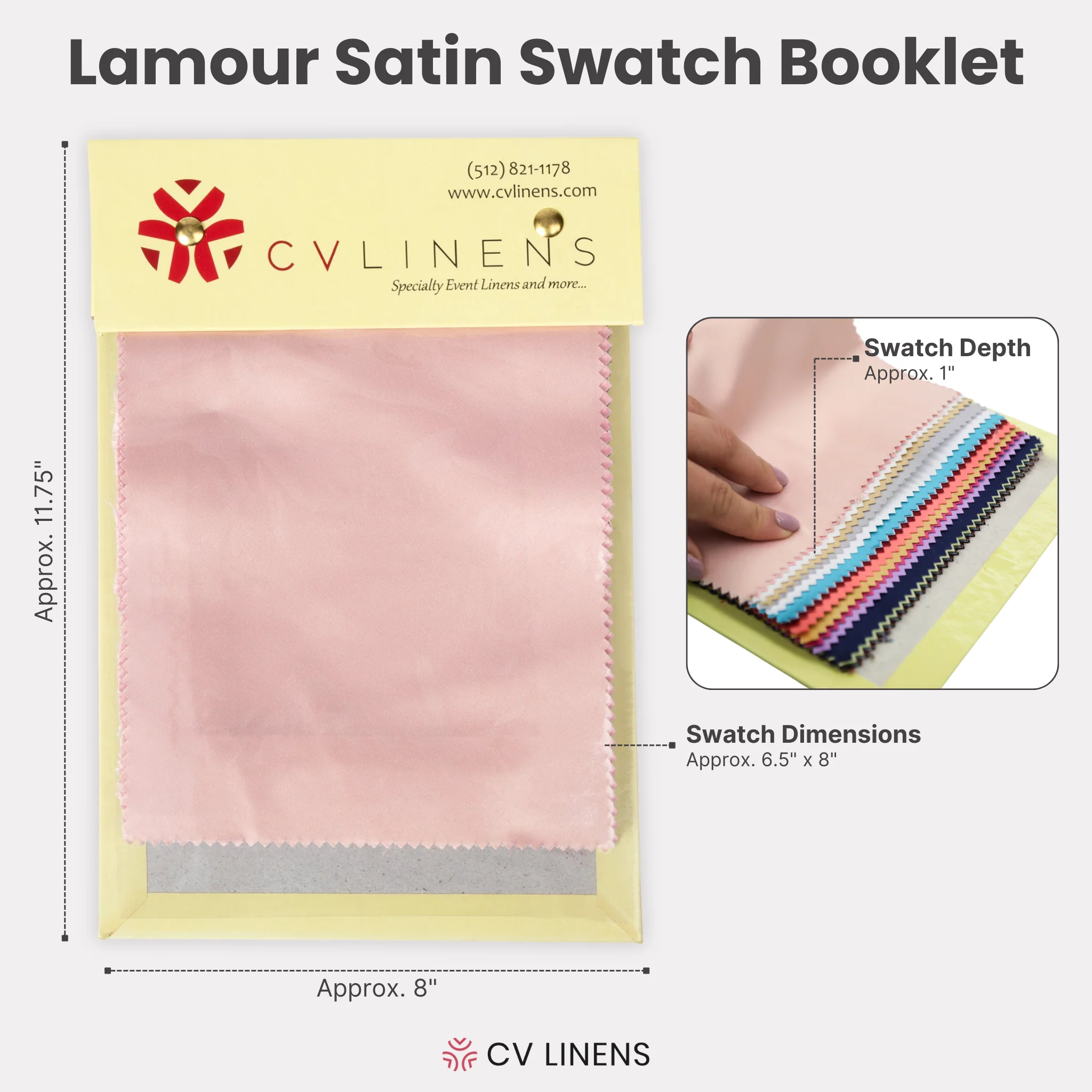 Lamour Satin Swatch Booklet - Image 3