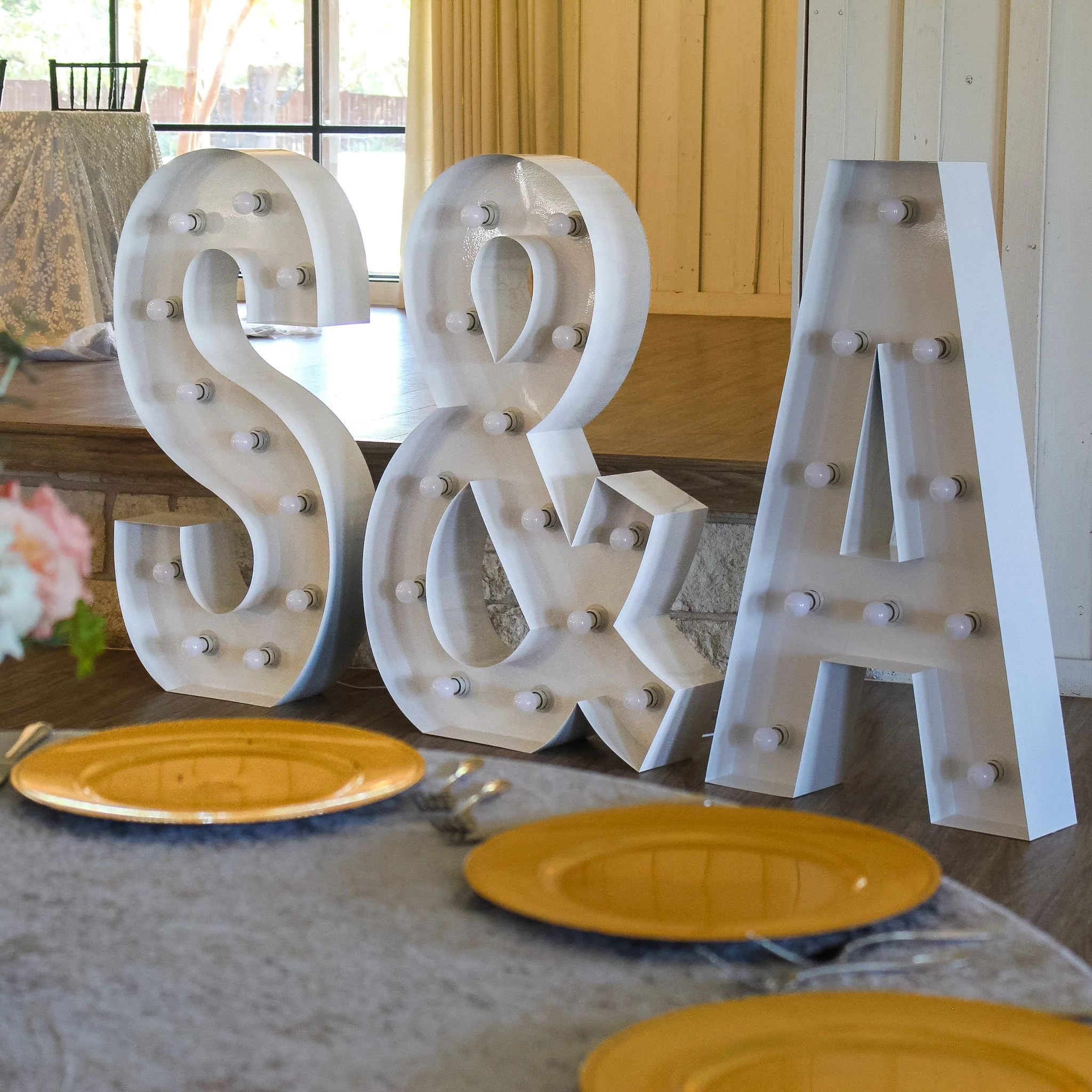 Large 4ft Tall LED Marquee Letter - A - Image 3
