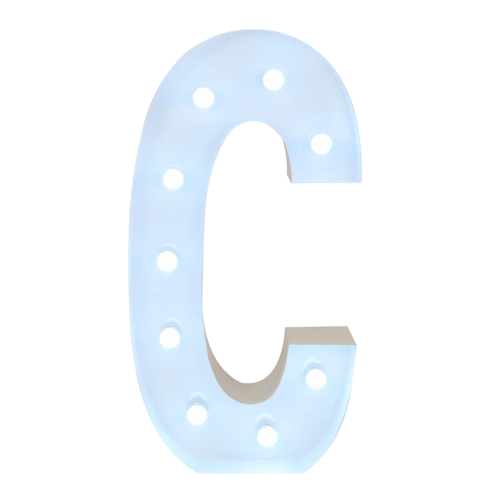 Large 4ft Tall LED Marquee Letter - C - Image 2