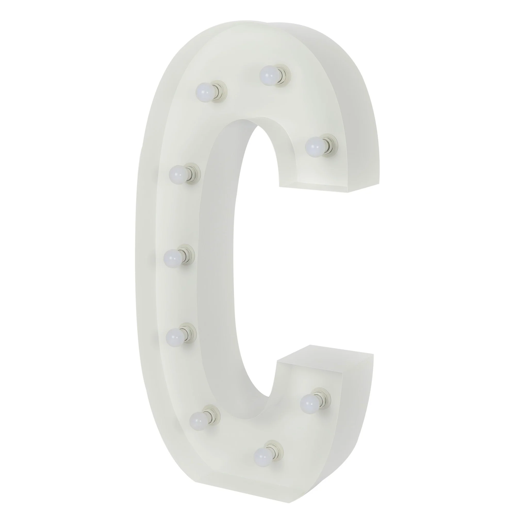 Large 4ft Tall LED Marquee Letter - C - Image 3
