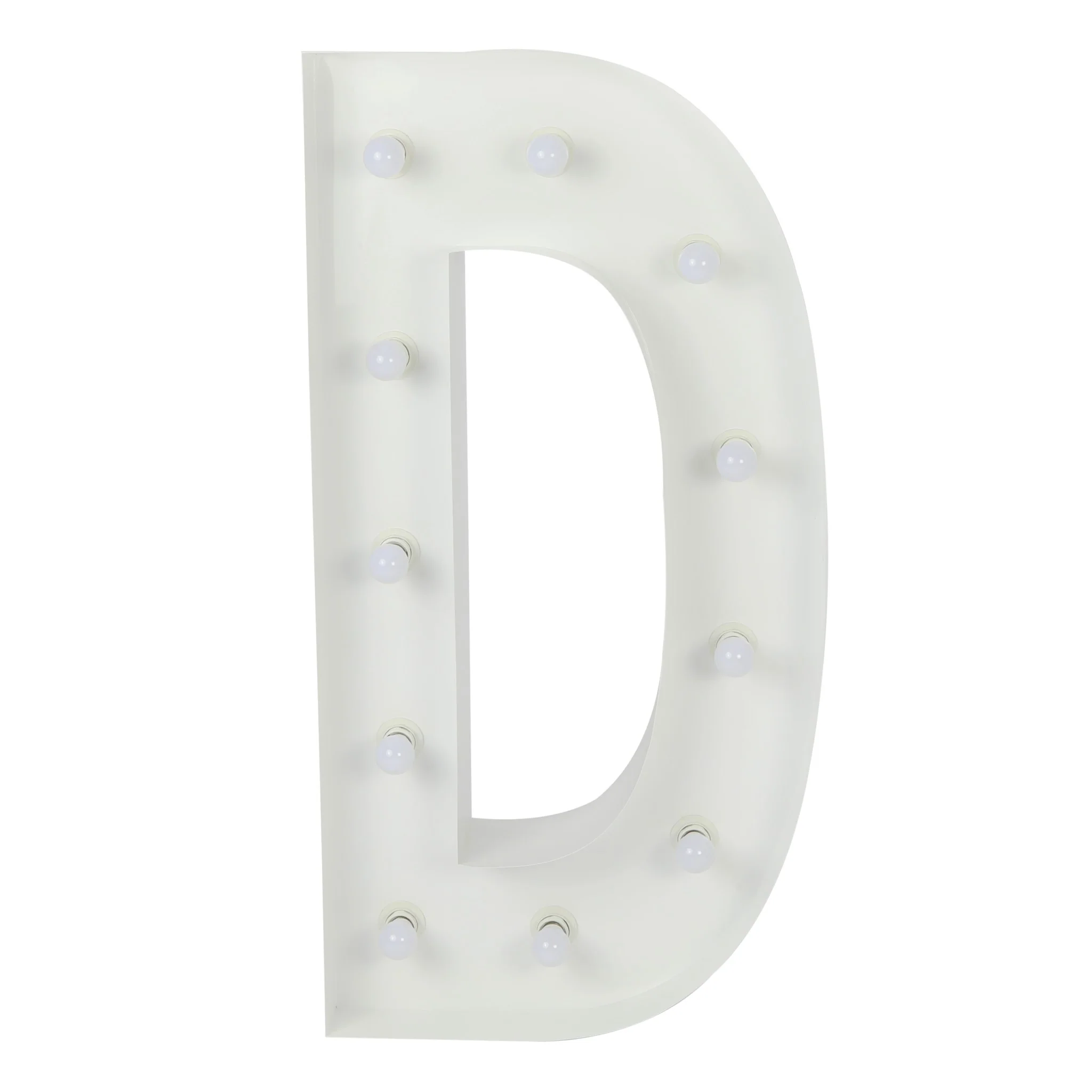 Large 4ft Tall LED Marquee Letter - D