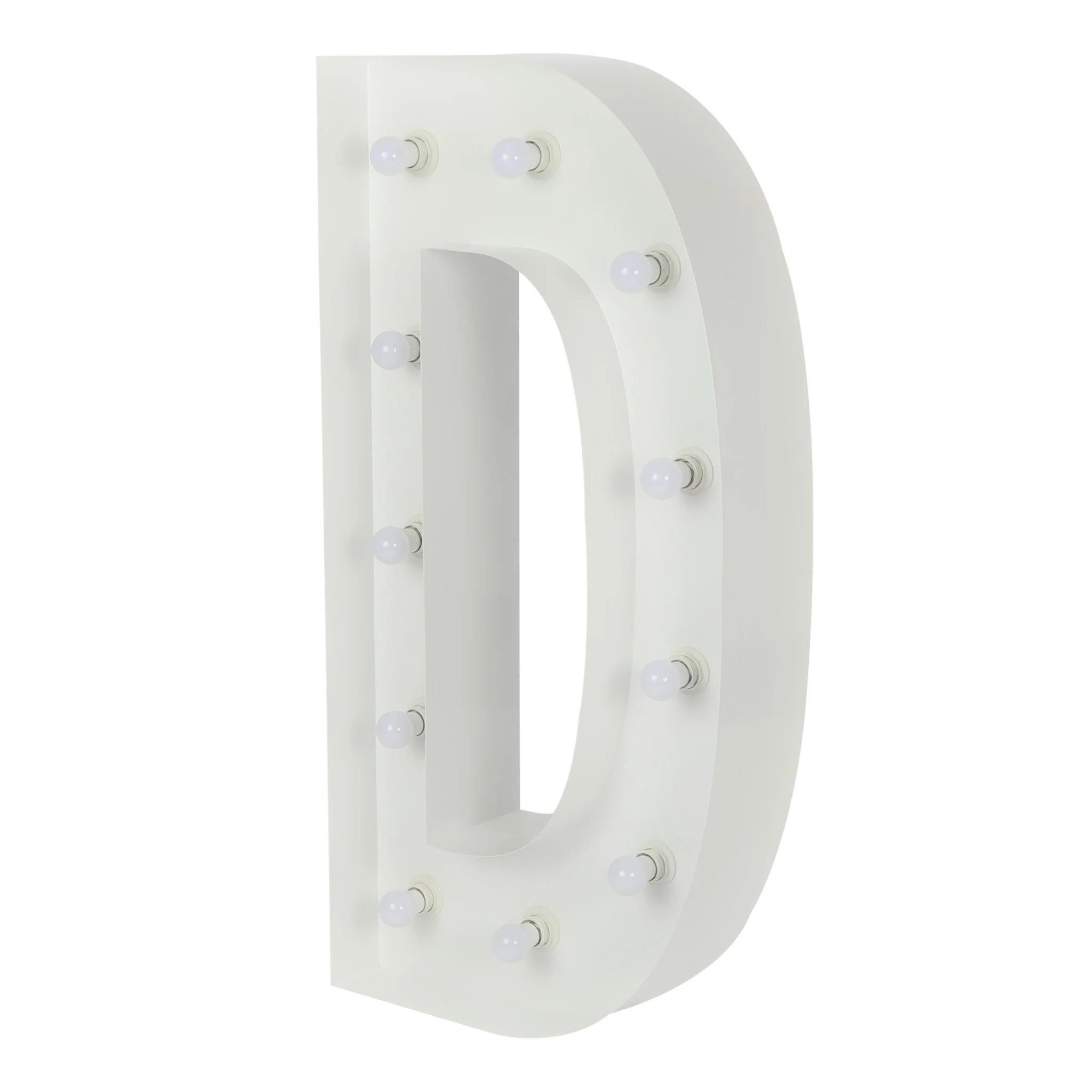 Large 4ft Tall LED Marquee Letter - D - Image 4