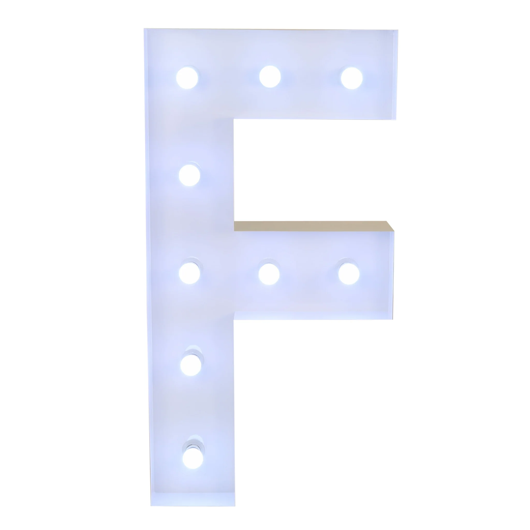 Large 4ft Tall LED Marquee Letter - F - Image 3