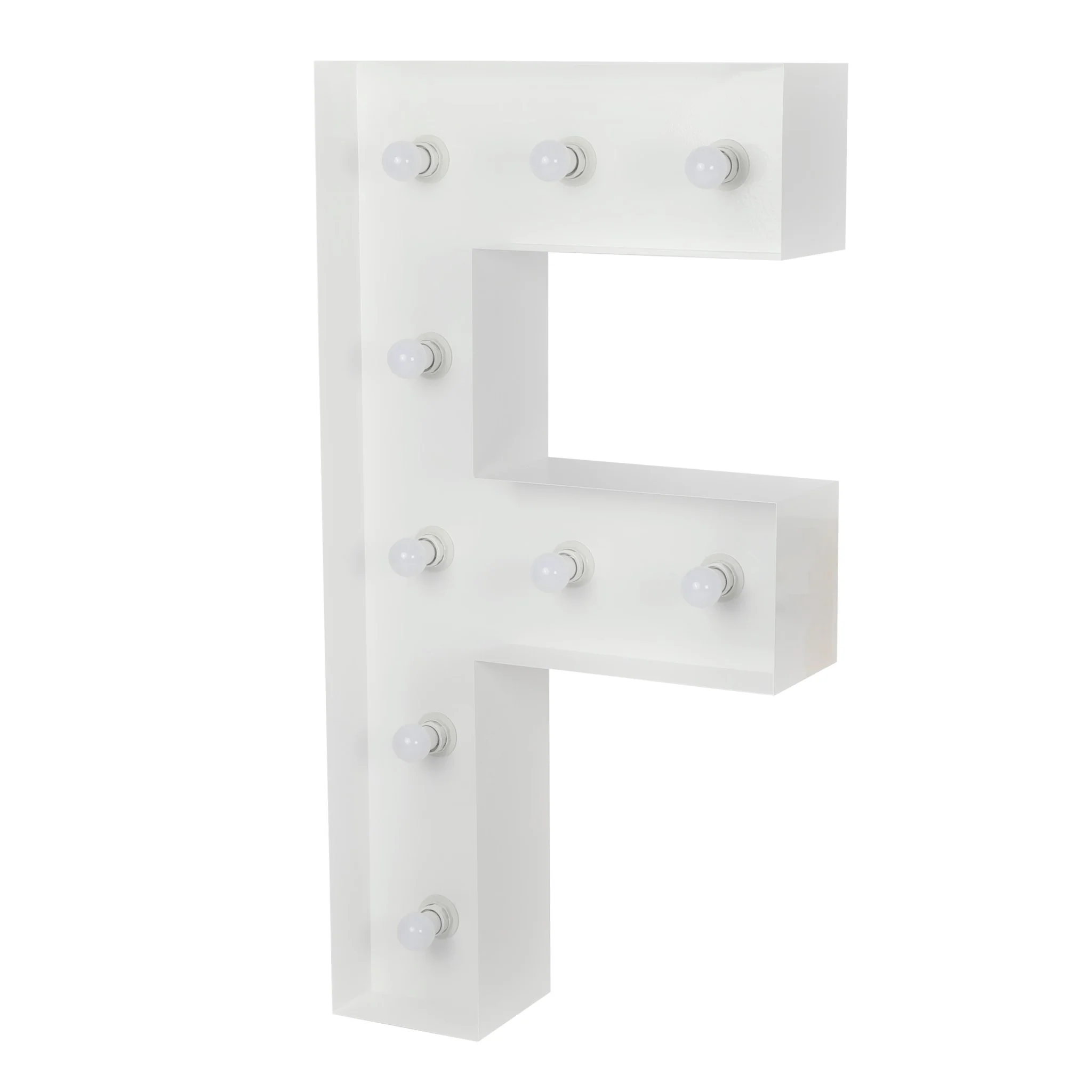 Large 4ft Tall LED Marquee Letter - F - Image 4