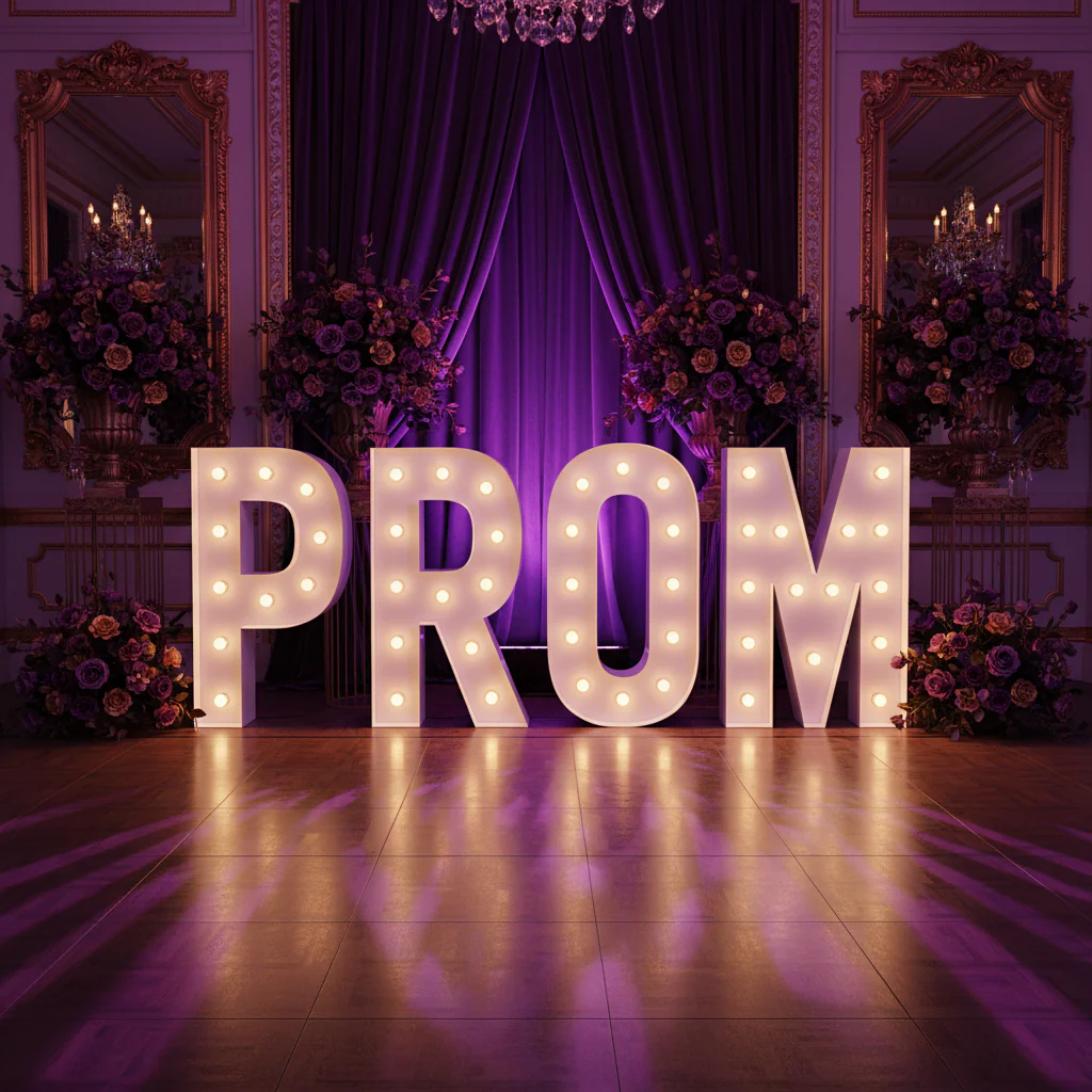 Large 4ft Tall LED Marquee Letter - P - Image 3