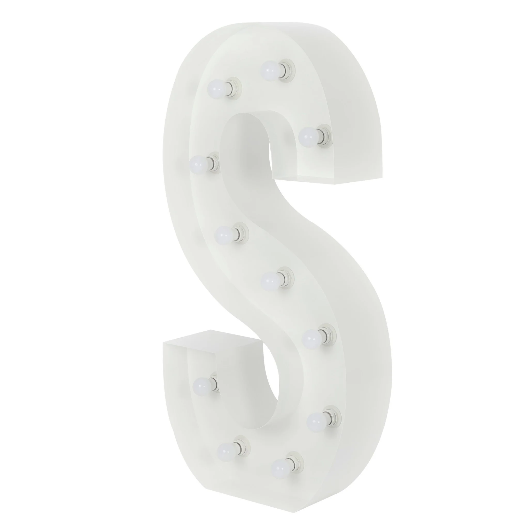 Large 4ft Tall LED Marquee Letter - S - Image 8