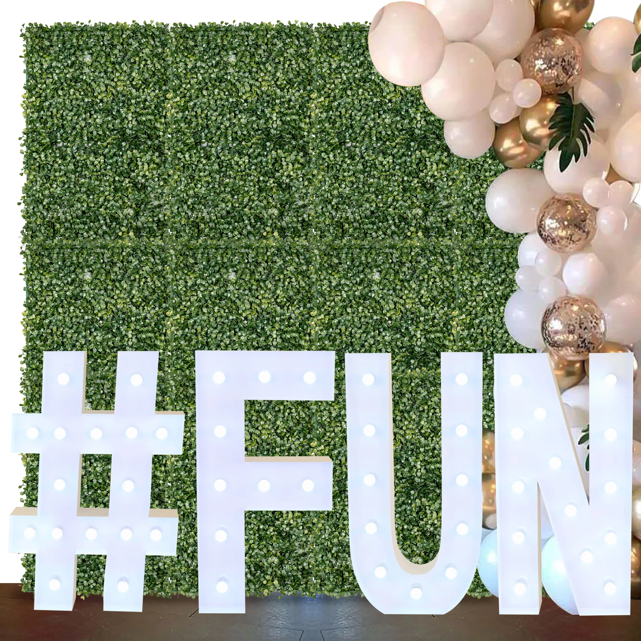 Large 4ft Tall LED Marquee Letter - U - Image 2
