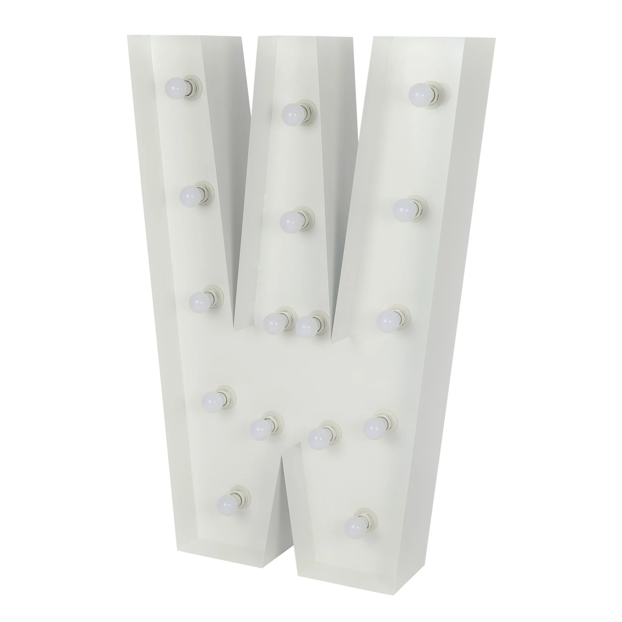 Large 4ft Tall LED Marquee Letter - W - Image 3