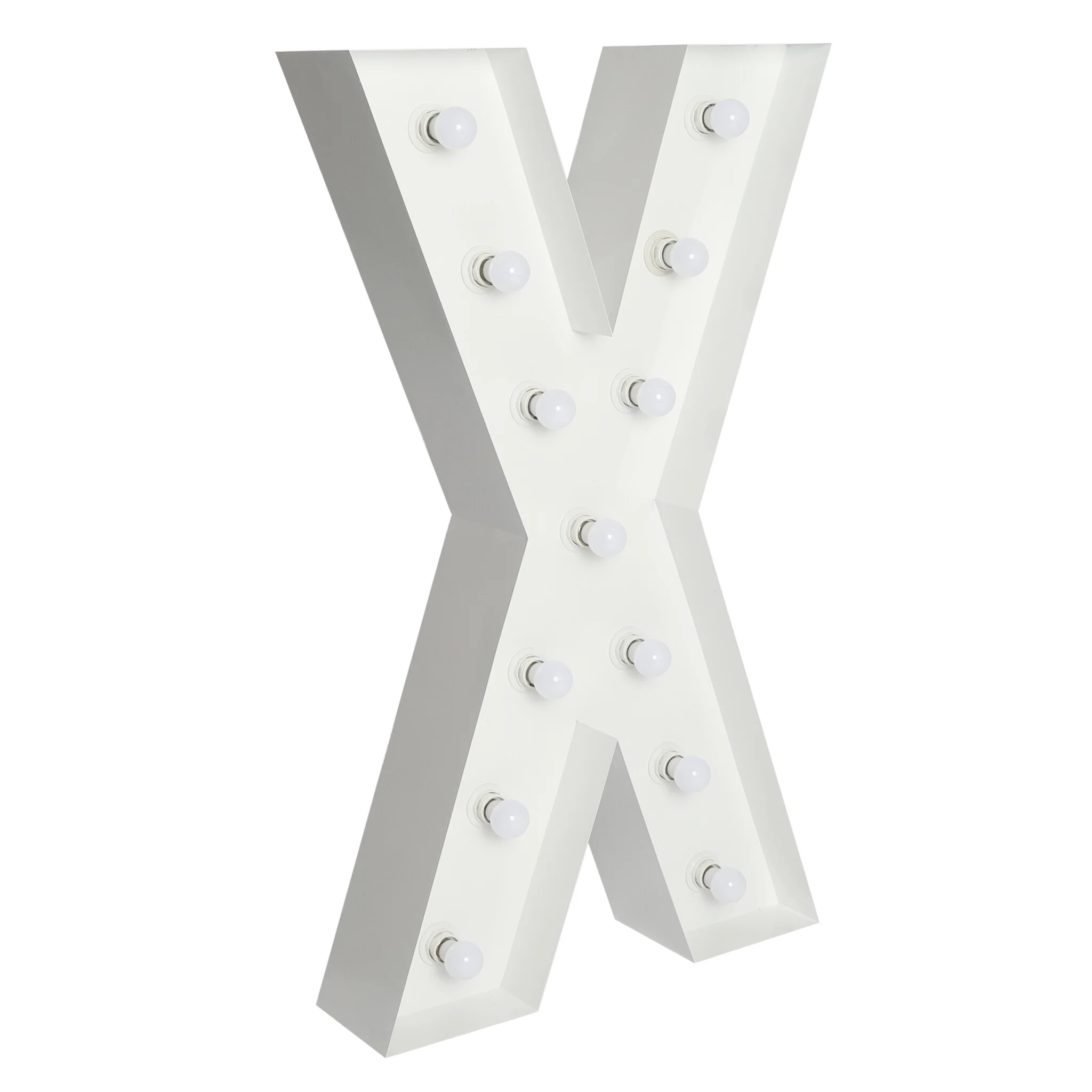 Large 4ft Tall LED Marquee Letter - X - Image 3