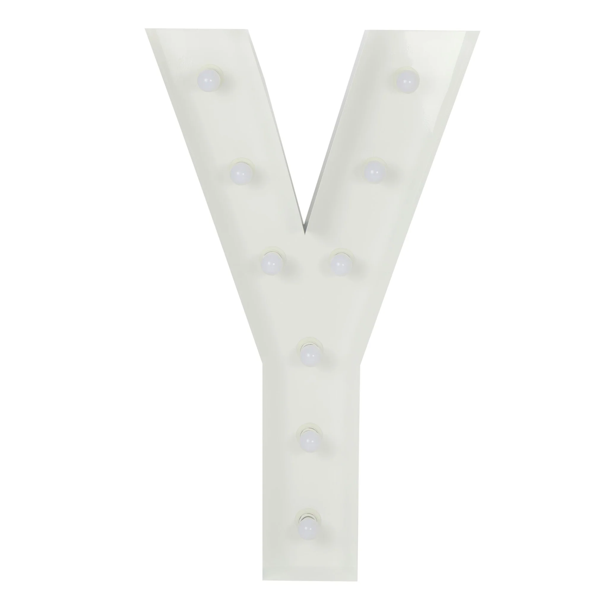 Large 4ft Tall LED Marquee Letter - Y