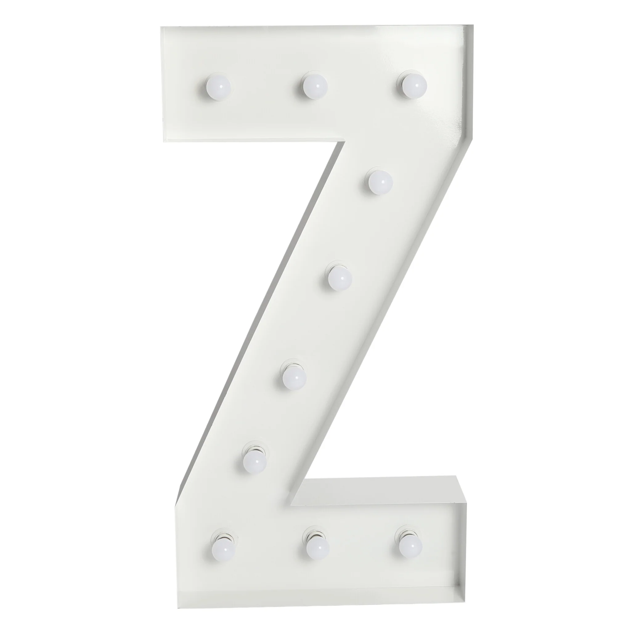 Large 4ft Tall LED Marquee Letter - Z
