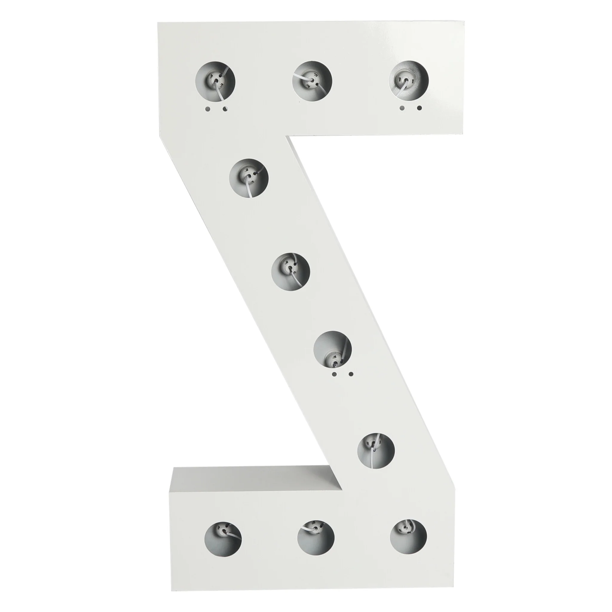 Large 4ft Tall LED Marquee Letter - Z - Image 4