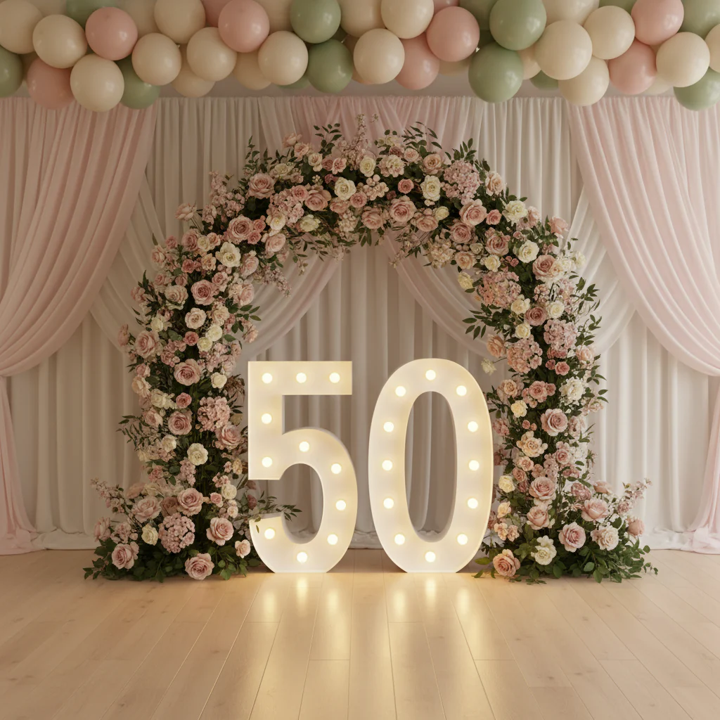 Large 4ft Tall LED Marquee Number - 5 - Image 3