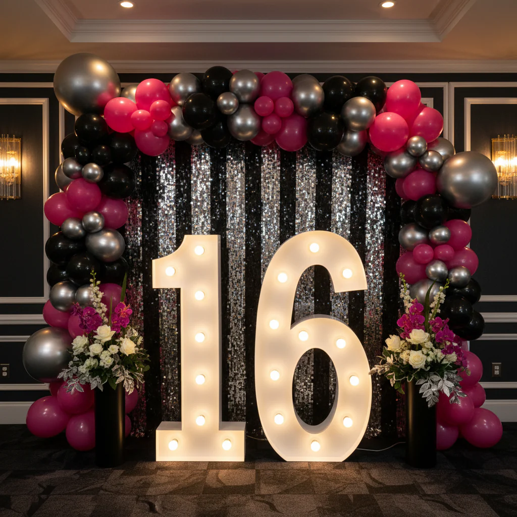 Large 4ft Tall LED Marquee Number - 6 - Image 11